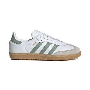 Adidas Kinderschuhe (Schulalter) Samba OG Wolkenweiß/Silbergrün/Gummi