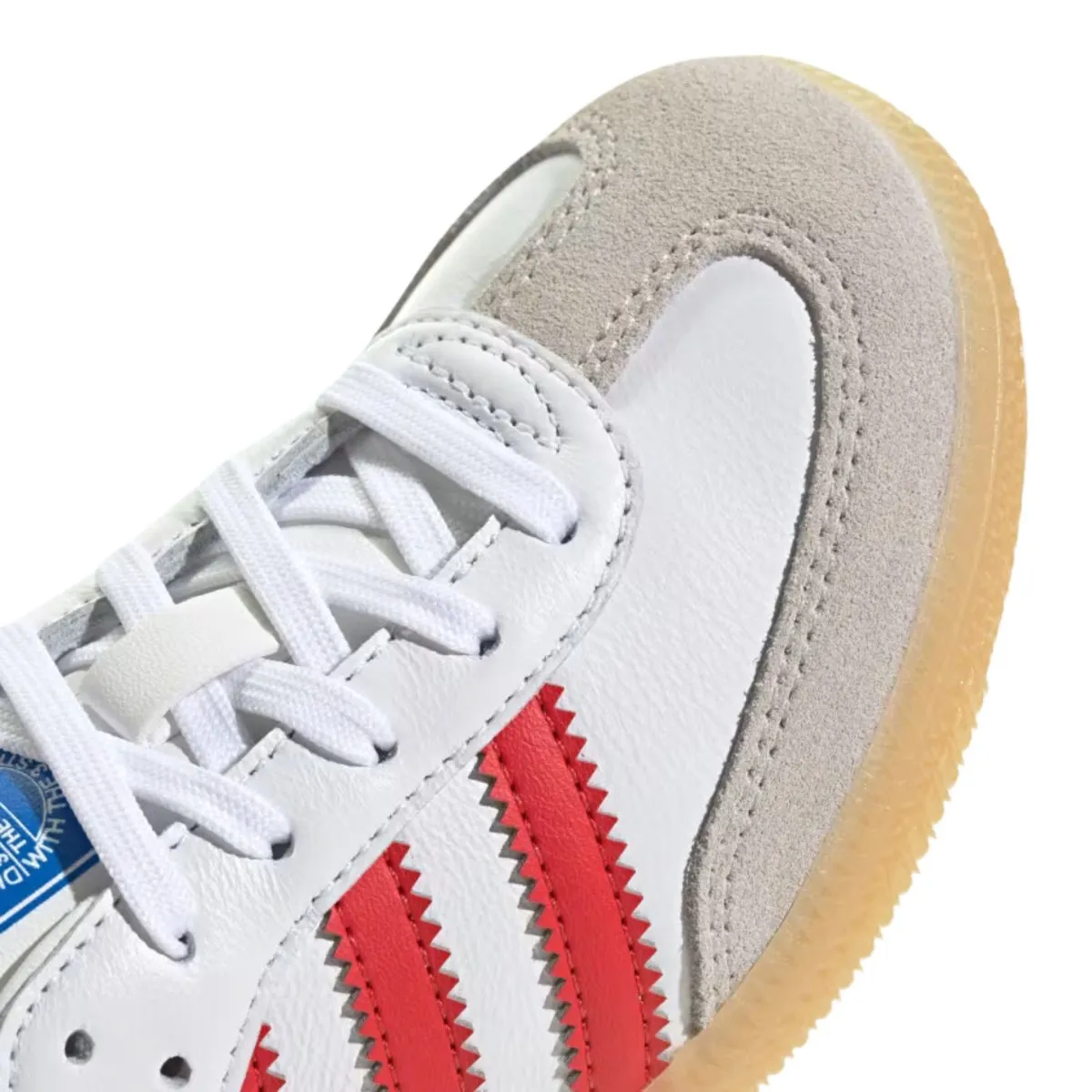 Adidas Kinderschuhe (Vorschule) Samba OG Wolkenweiß/College-Rot/Gummi