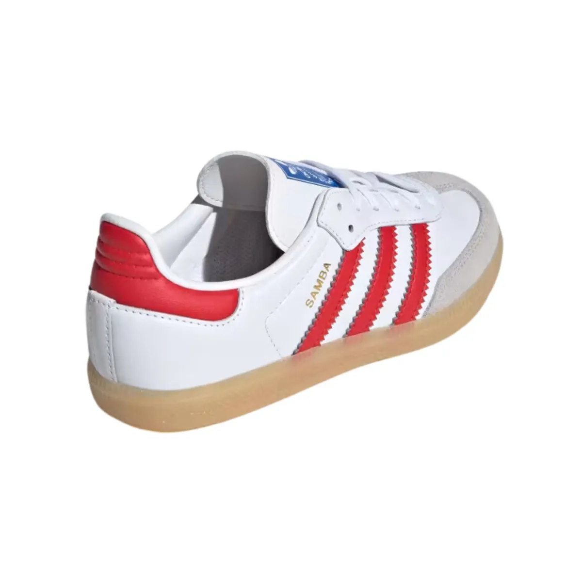 Adidas Kinderschuhe (Vorschule) Samba OG Wolkenweiß/College-Rot/Gummi