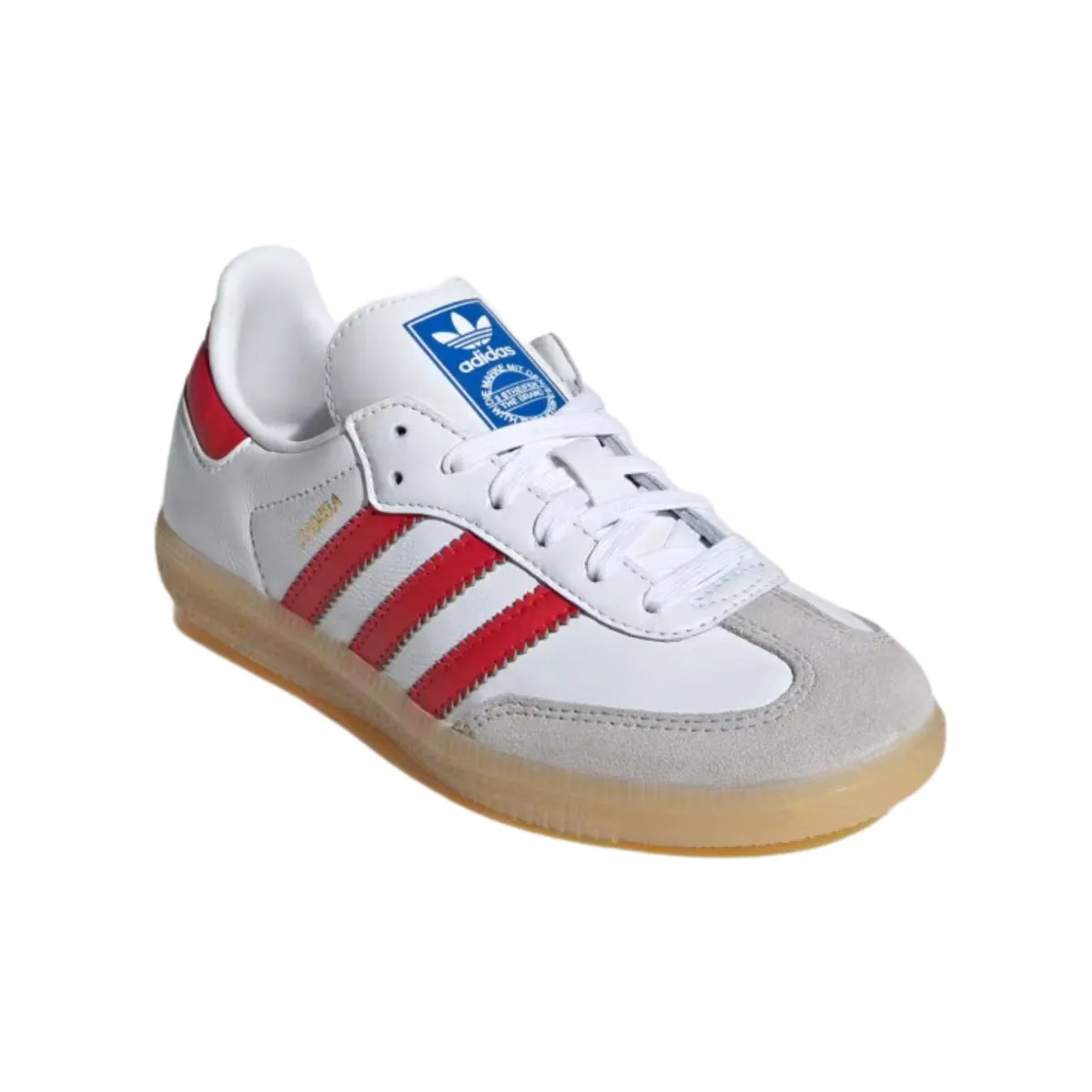 Adidas Kinderschuhe (Vorschule) Samba OG Wolkenweiß/College-Rot/Gummi