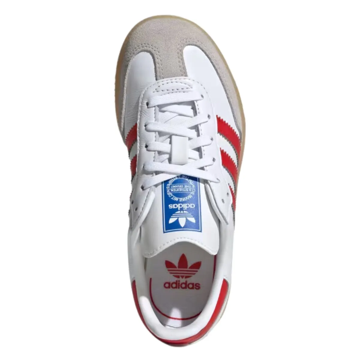 Adidas Kinderschuhe (Vorschule) Samba OG Wolkenweiß/College-Rot/Gummi