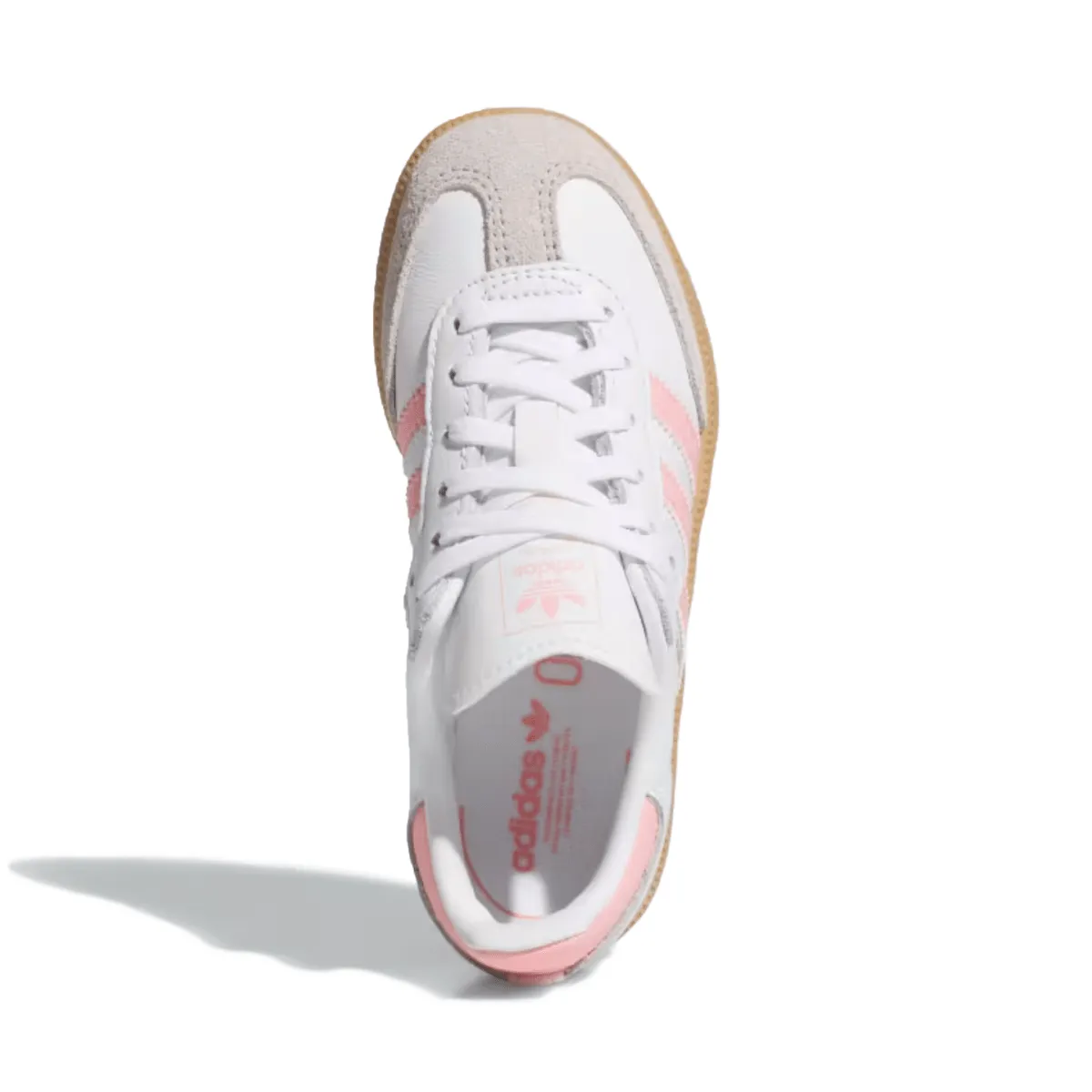 Adidas Kinderschuhe (Vorschule) Samba OG Wolkenweiß/Halbrosa Glitzer/Gummi