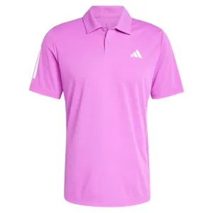 Adidas Herren Club 3 Streifen Tennis Polo Lila Burst - IS8103 Kleidung Adidas Herren