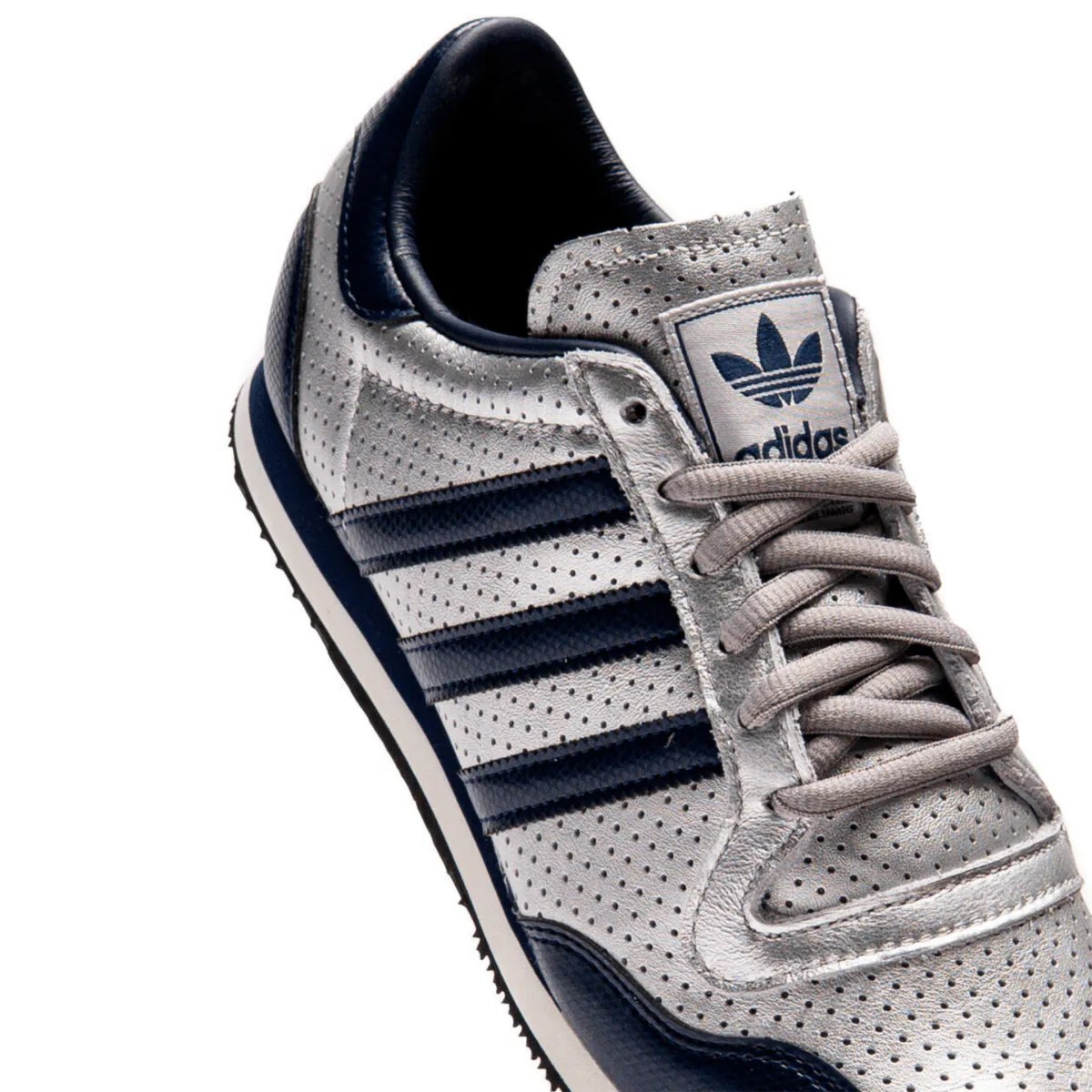 Adidas Herren Galaxy OG Silber Metallic/Nacht Indigo/Off White Adidas Schuhe