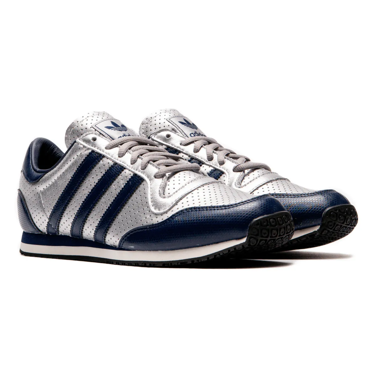 Adidas Herren Galaxy OG Silber Metallic/Nacht Indigo/Off White Adidas Schuhe