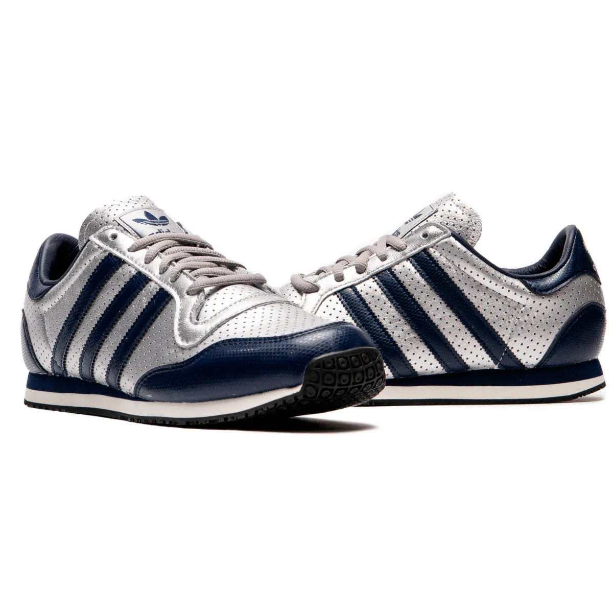 Adidas Herren Galaxy OG Silber Metallic/Nacht Indigo/Off White Adidas Schuhe