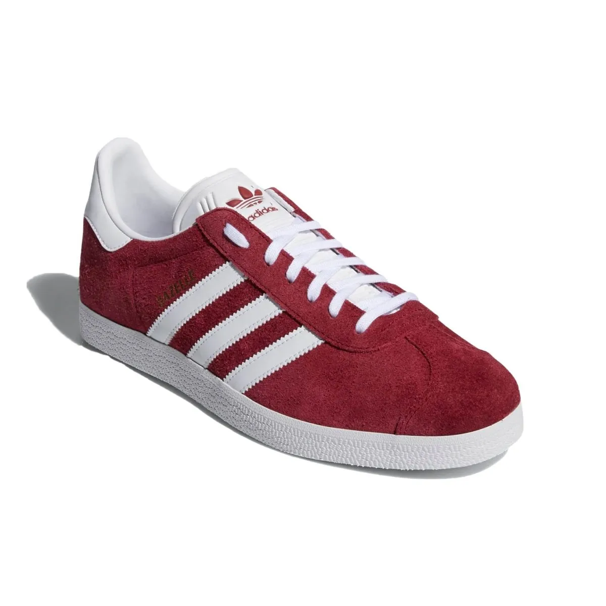 Adidas Herren Gazelle Burgunder/Weiß Adidas Schuhe
