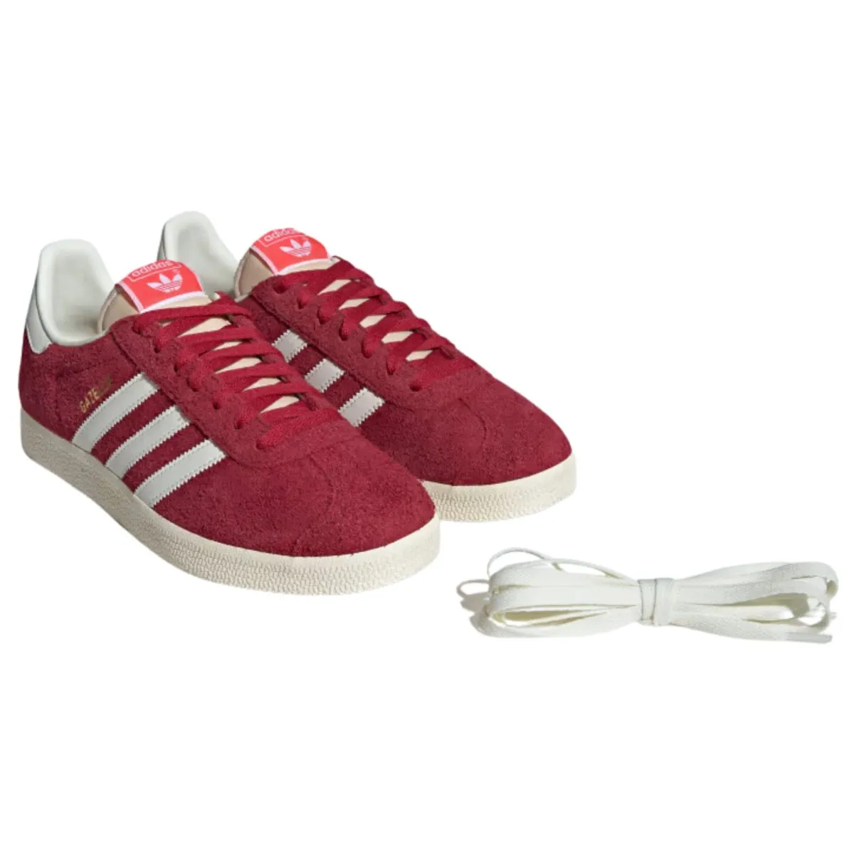 Adidas Herren Gazelle Team Victory Rot/Off White/Cremeweiß Adidas Schuhe