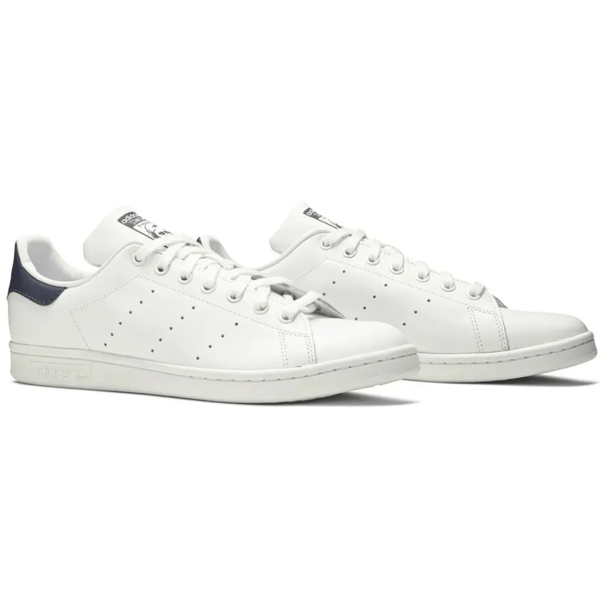 Adidas Herren Stan Smith Core Weiß/Dunkelblau Adidas Schuhe