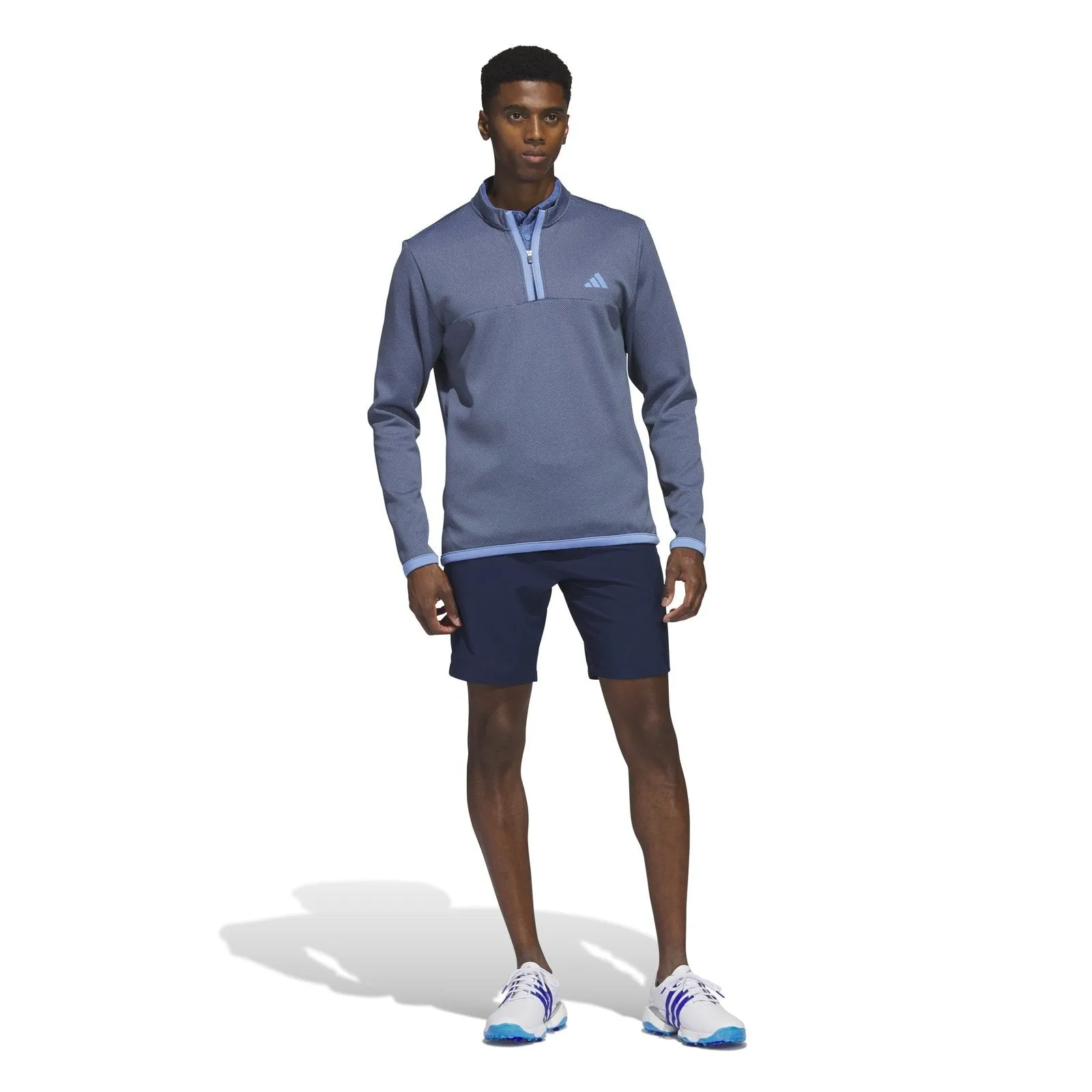 adidas Microdot 1/4-Zip Golf-Mittelstrick HS7588