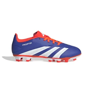 adidas Predator Club FG Junior für festen Untergrund - Blau/Weiß/Solarrot