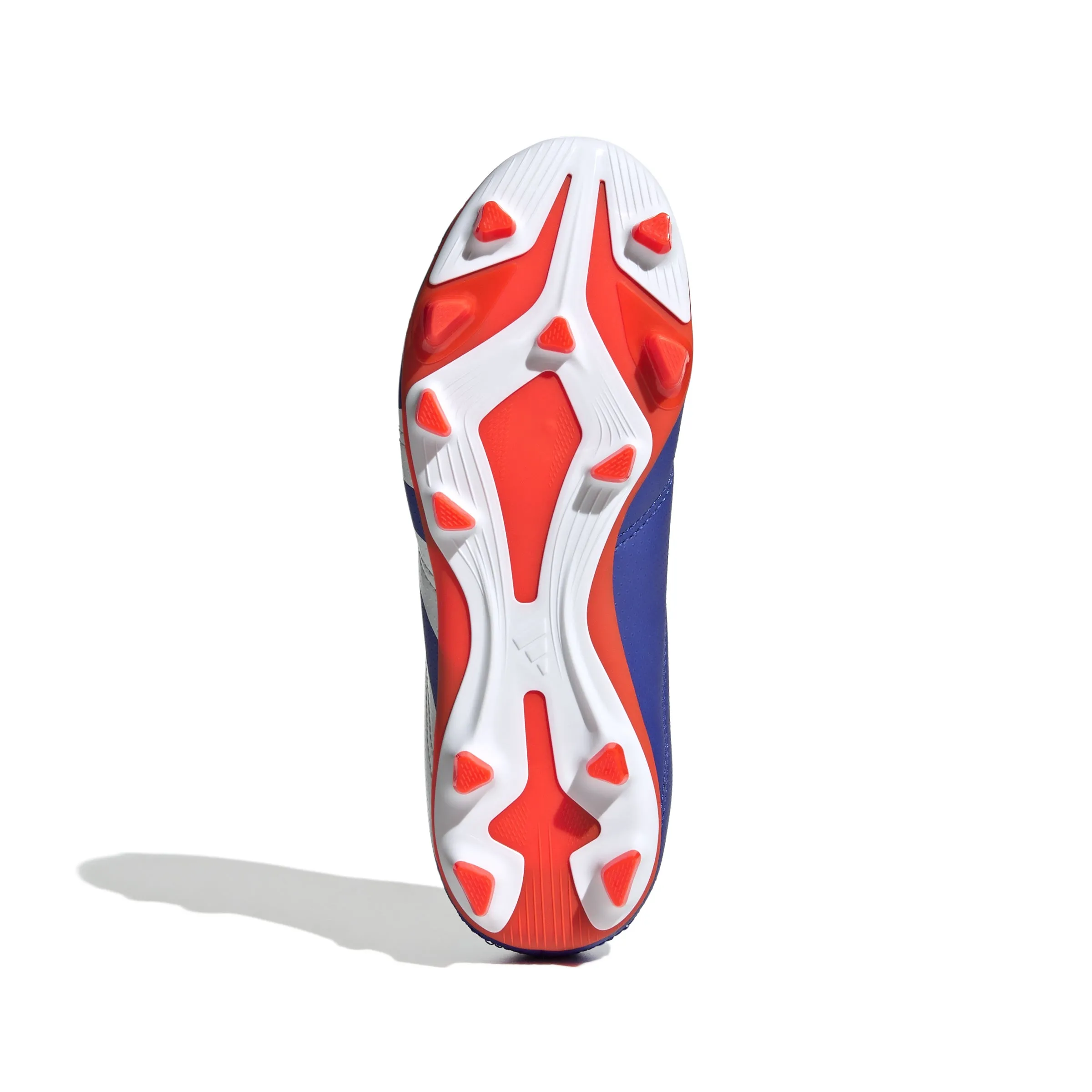 adidas Predator Club FG Junior für festen Untergrund - Blau/Weiß/Solarrot