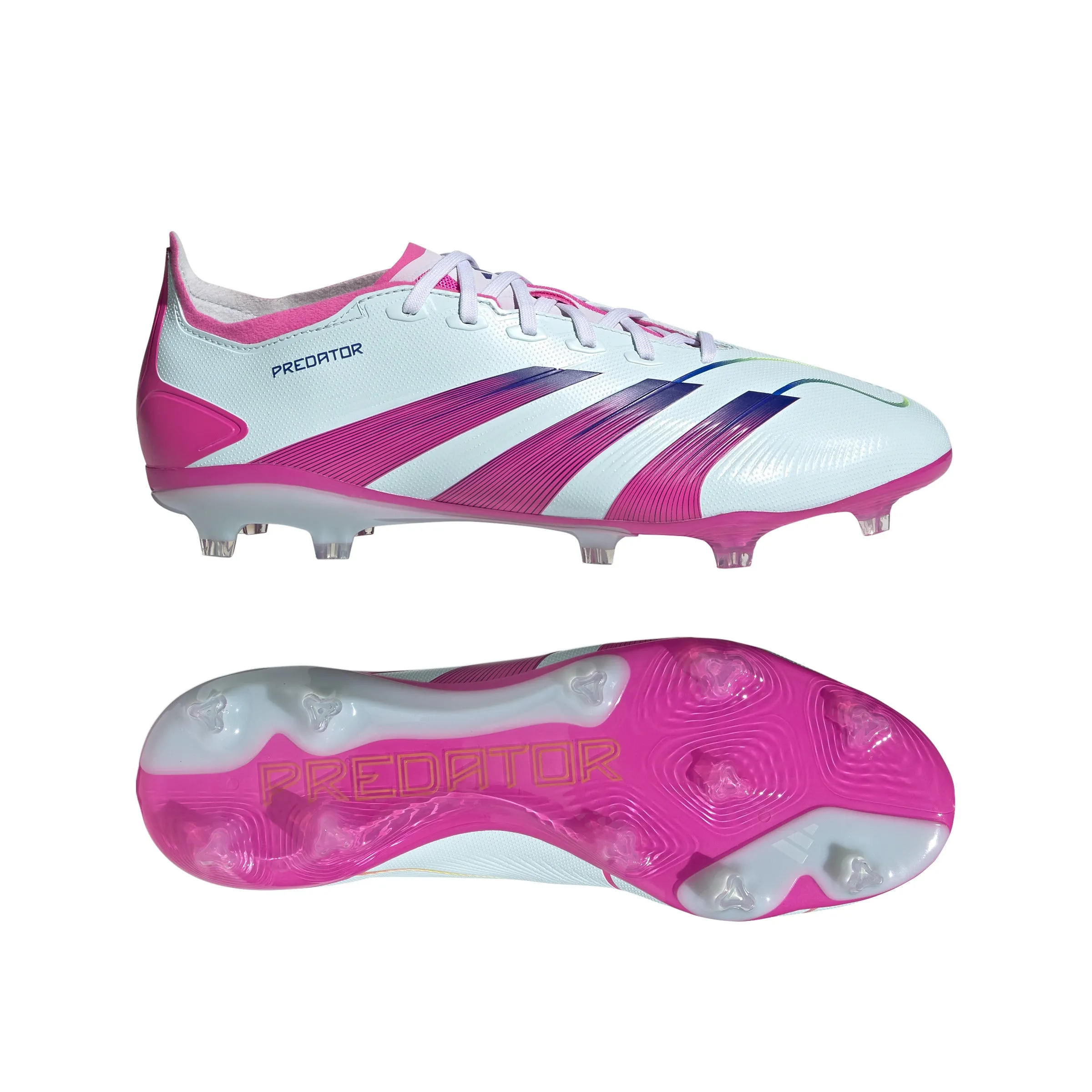 adidas Predator League FG Fußballschuhe für festen Untergrund - Almblu/Lucpnk/Selubl