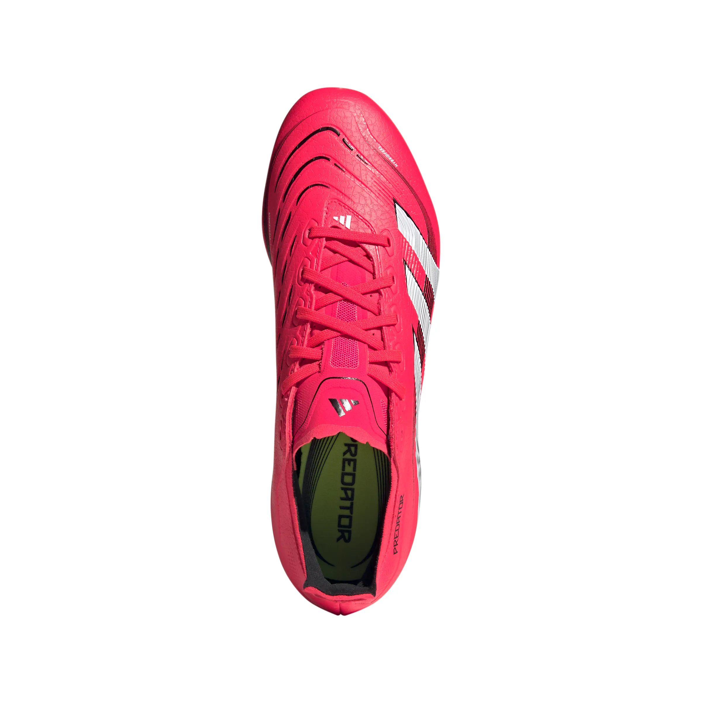 adidas Predator League FG/MG Fußballschuh - klarer Rot/Weißes Obermaterial/Kernschwarz