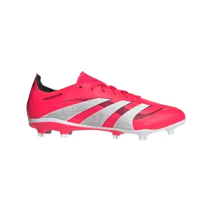 adidas Predator League FG/MG Fußballschuh - klarer Rot/Weißes Obermaterial/Kernschwarz