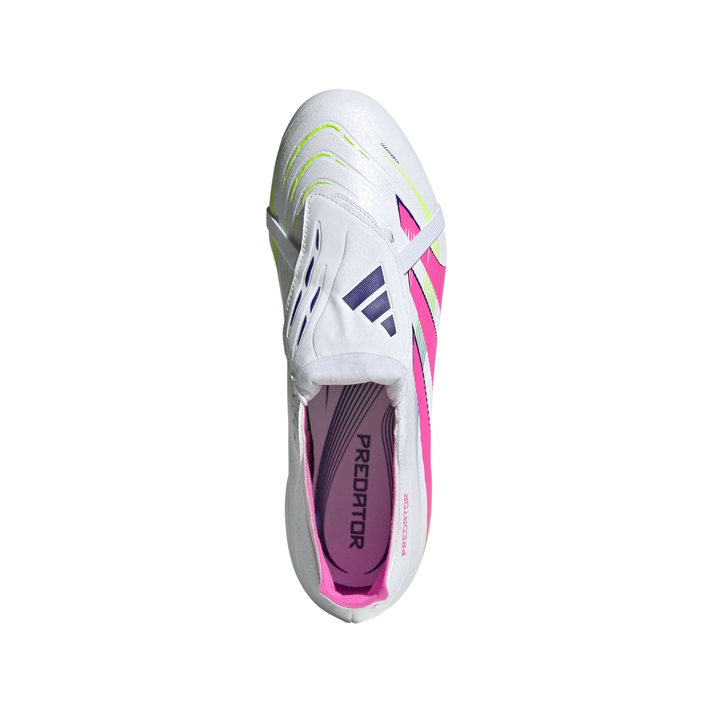 adidas Predator League gefaltete Zunge FG/MG Fußballschuh - FTWeiß/LucPink/Luclem