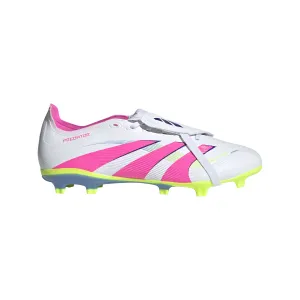 adidas Predator League gefaltete Zunge FG/MG Fußballschuh - FTWeiß/LucPink/Luclem