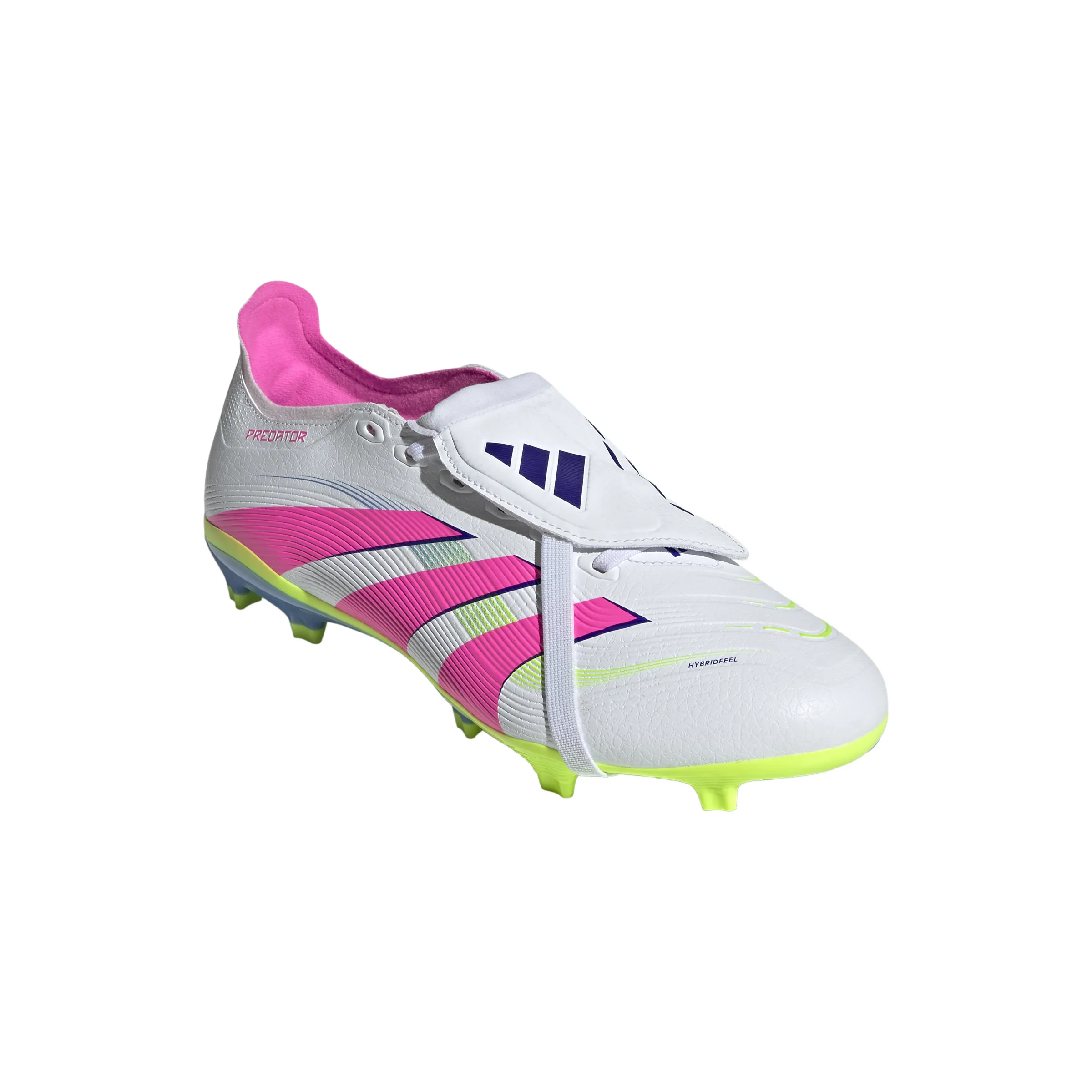 adidas Predator League gefaltete Zunge FG/MG Fußballschuh - FTWeiß/LucPink/Luclem