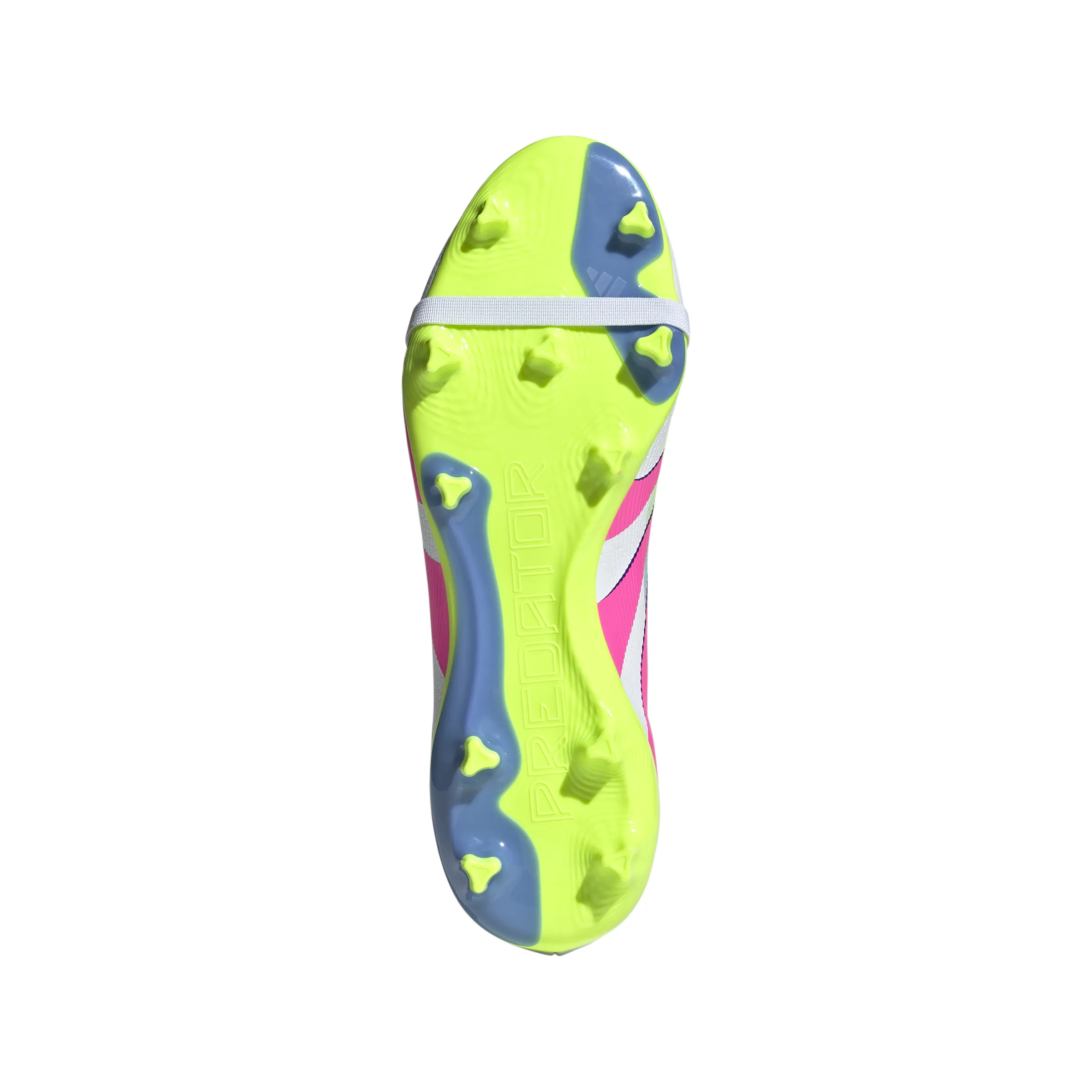 adidas Predator League gefaltete Zunge FG/MG Fußballschuh - FTWeiß/LucPink/Luclem