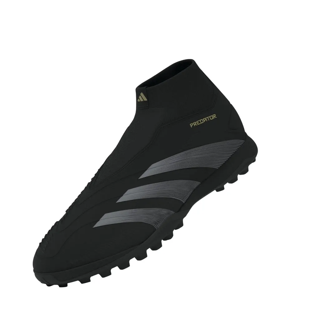 adidas Predator League LL TF Fußballschuhe für Kunstrasen - Schwarz/Kohle/Gold