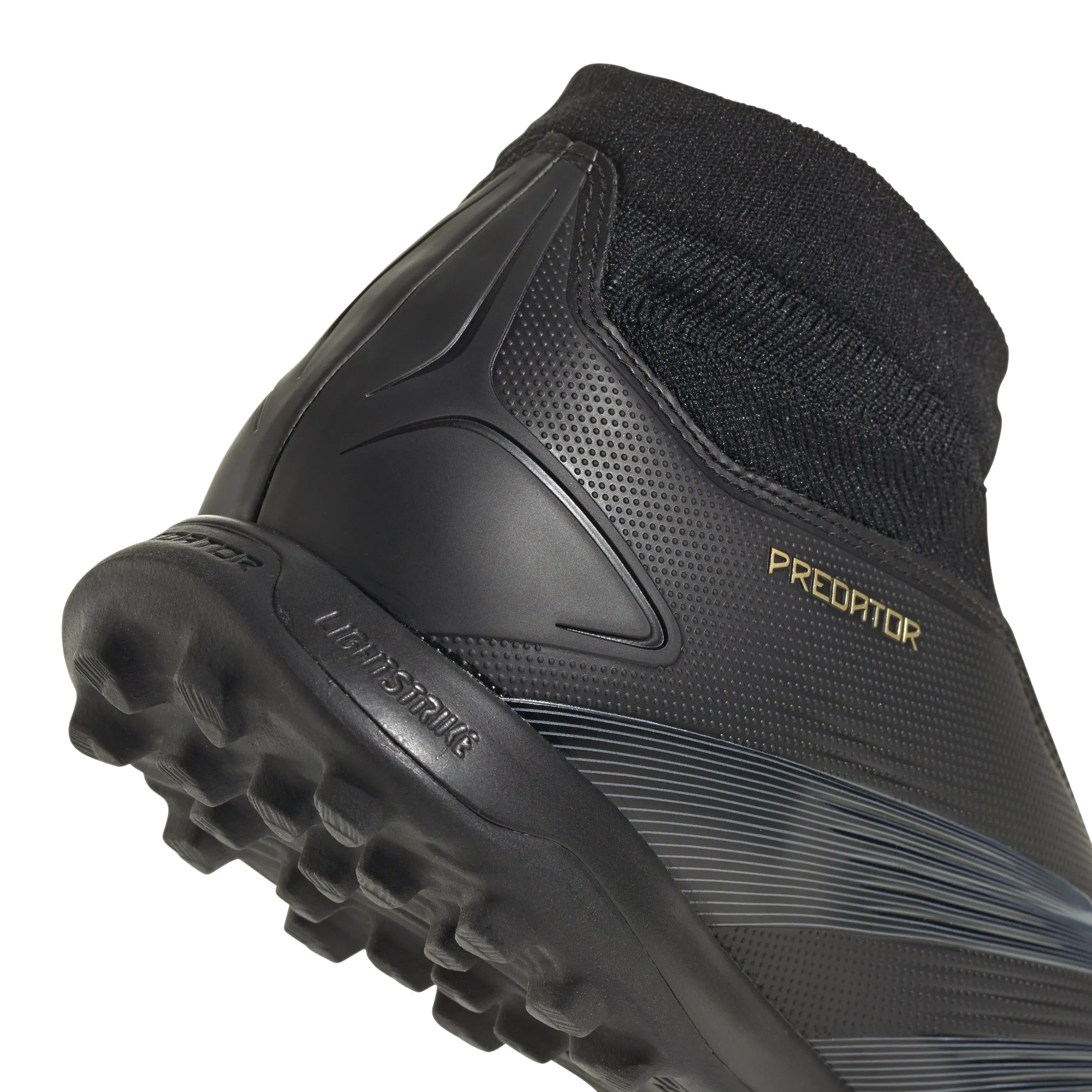 adidas Predator League LL TF Fußballschuhe für Kunstrasen - Schwarz/Kohle/Gold