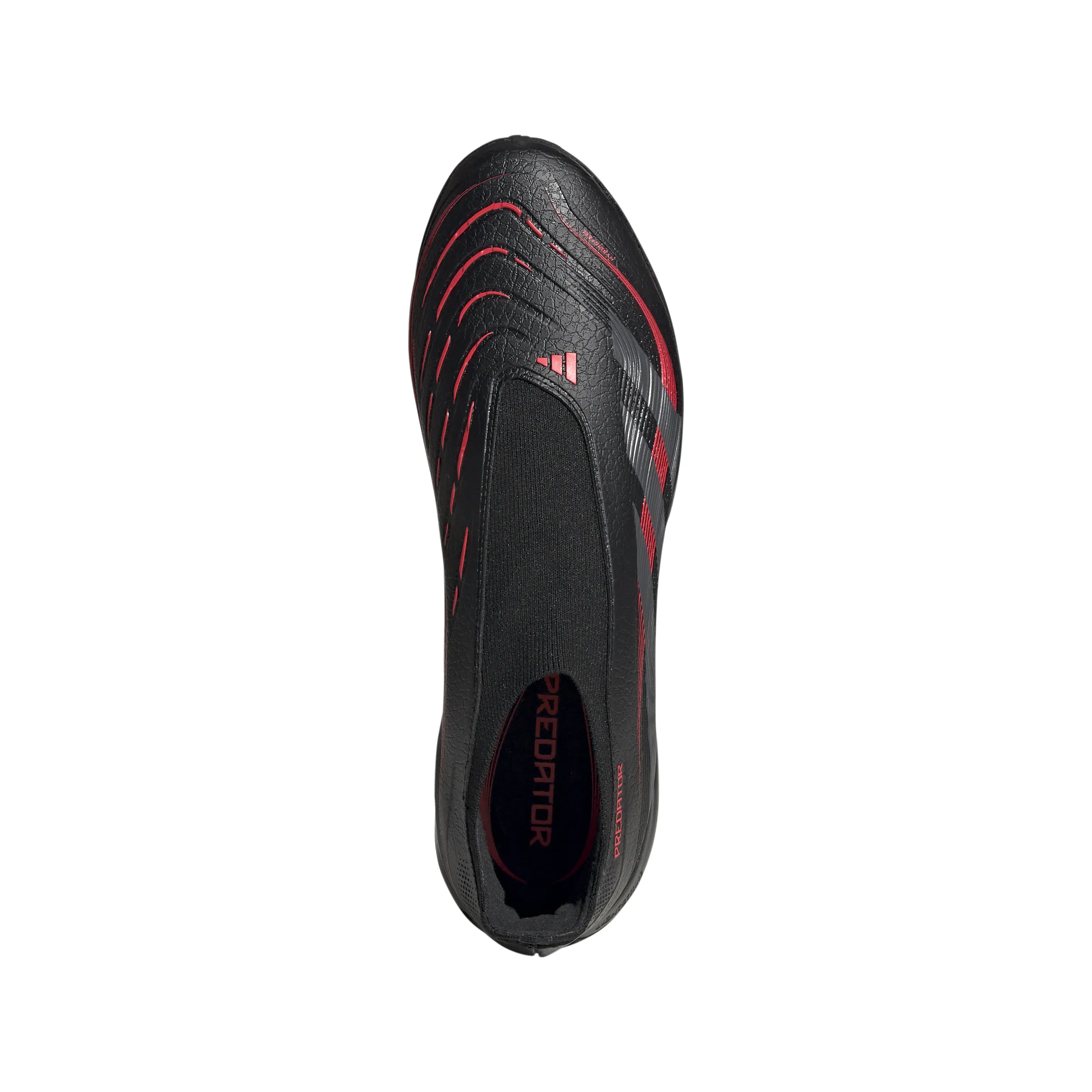 adidas Predator League LL TF Fußballschuhe für Kunstrasen - Kernschwarz/Grau Vier/Luzides Rot