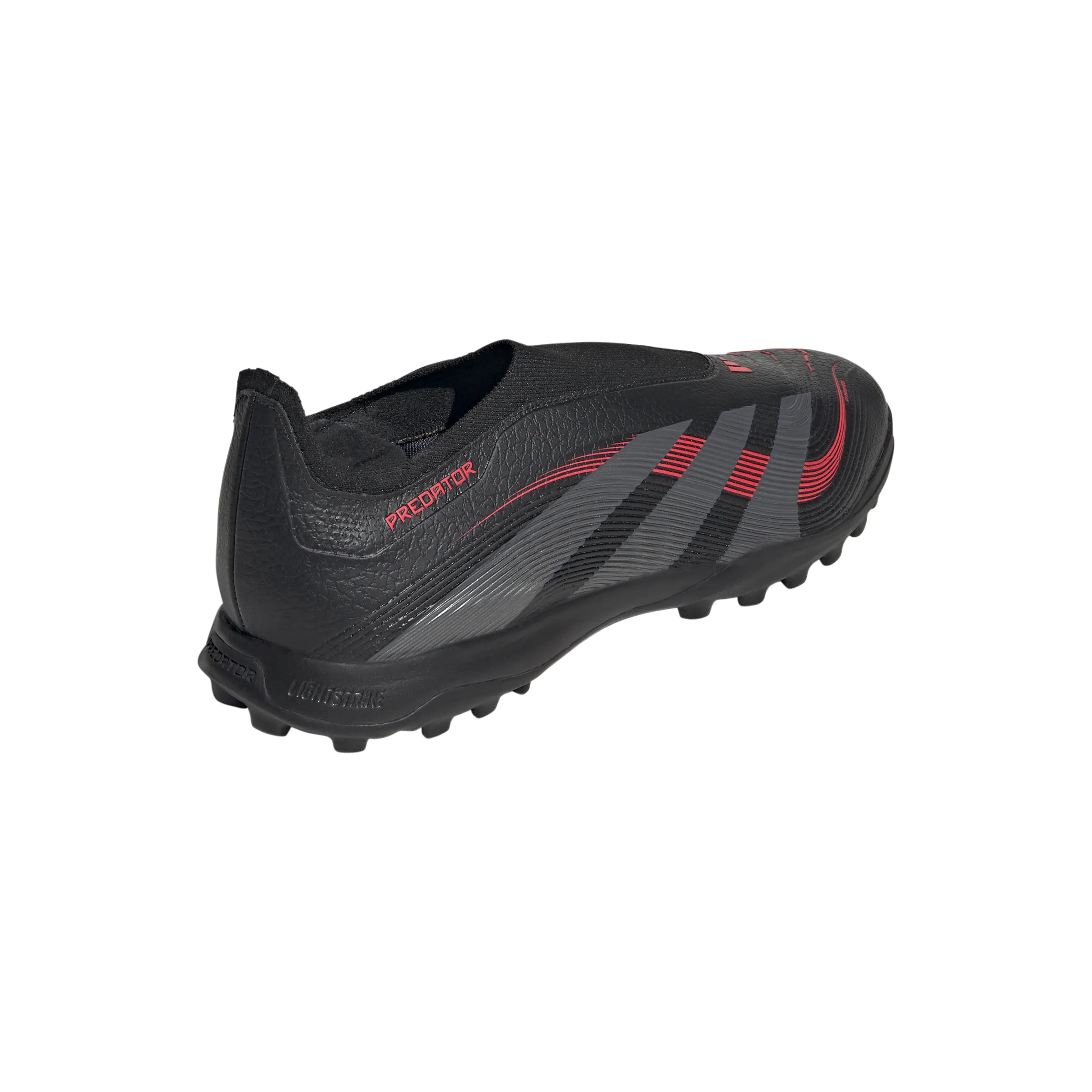 adidas Predator League LL TF Fußballschuhe für Kunstrasen - Kernschwarz/Grau Vier/Luzides Rot