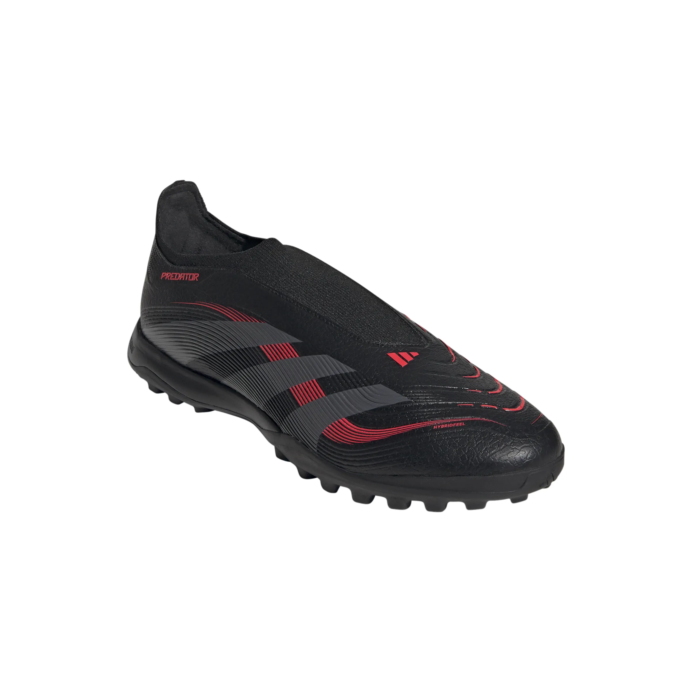 adidas Predator League LL TF Fußballschuhe für Kunstrasen - Kernschwarz/Grau Vier/Luzides Rot