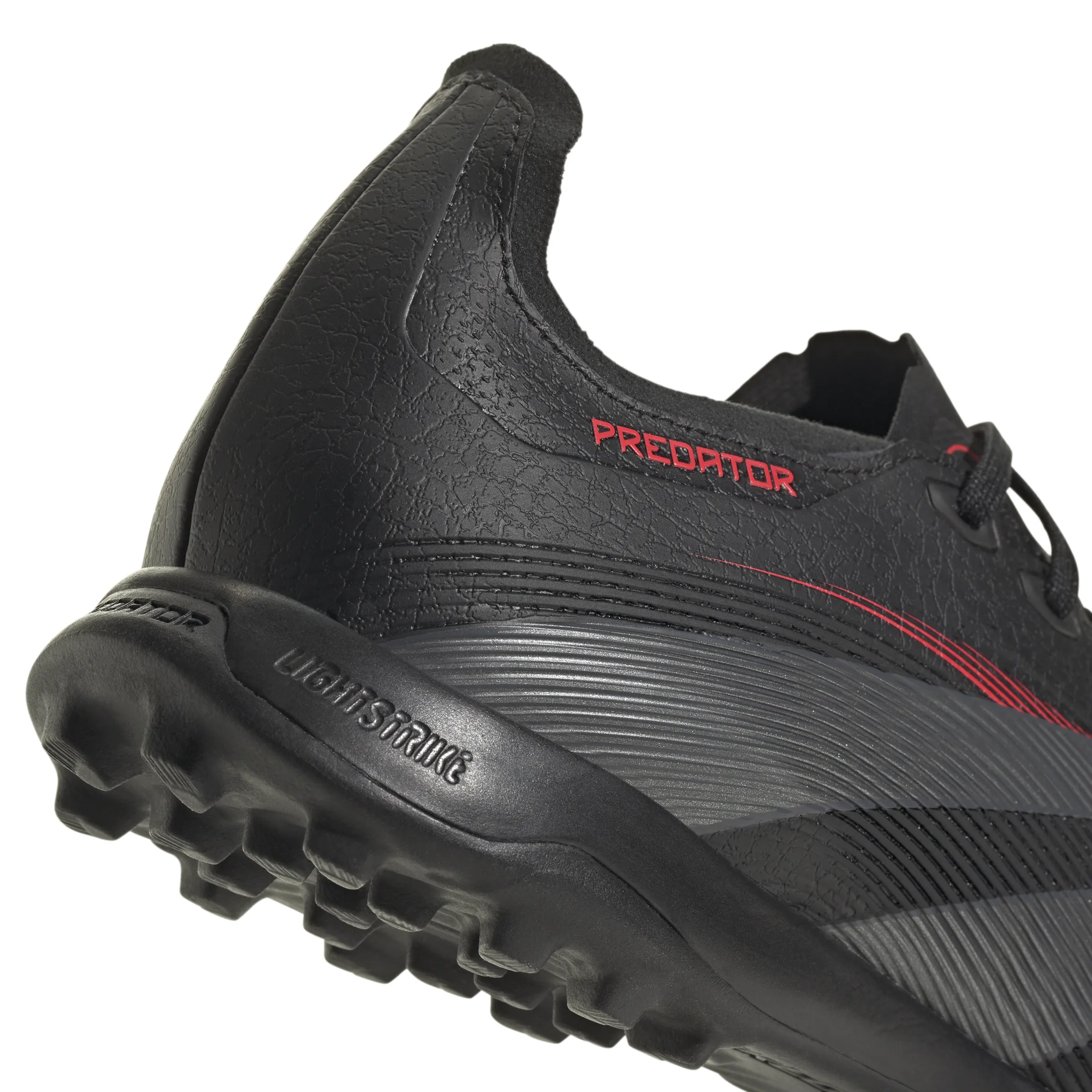 adidas Predator League TF Fußballschuhe für Kunstrasen - Kernschwarz/Grau Vier/Luzidrot