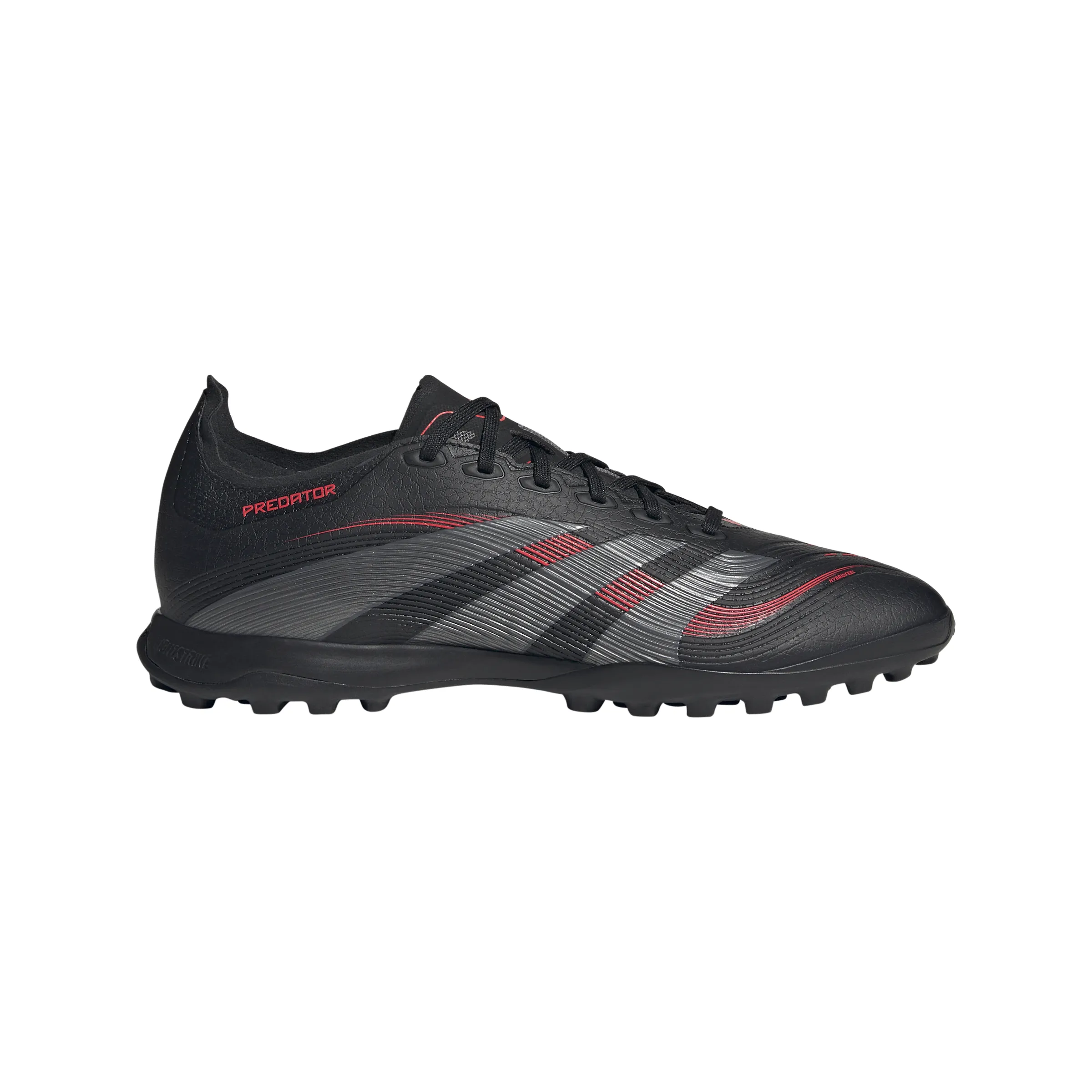 adidas Predator League TF Fußballschuhe für Kunstrasen - Kernschwarz/Grau Vier/Luzidrot