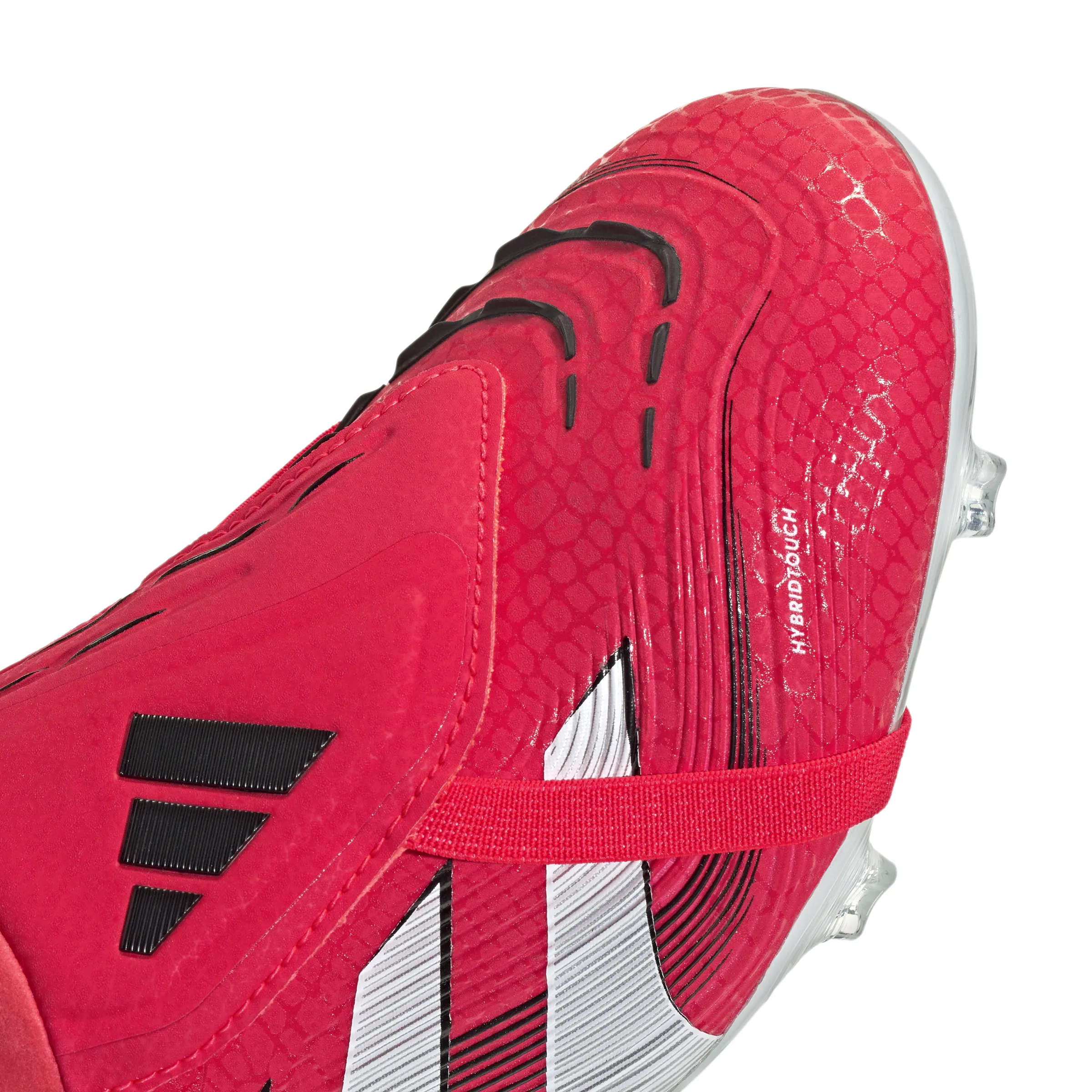 adidas Predator Pro FT FG Fußballschuhe für festen Untergrund - klarer Rot/FTWR Weiß/Kernschwarz