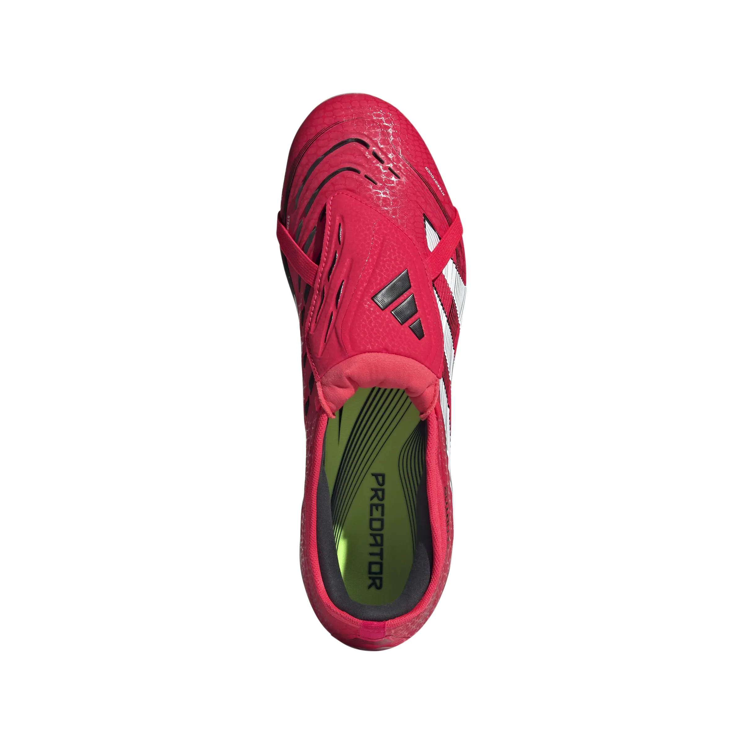 adidas Predator Pro FT FG Fußballschuhe für festen Untergrund - klarer Rot/FTWR Weiß/Kernschwarz