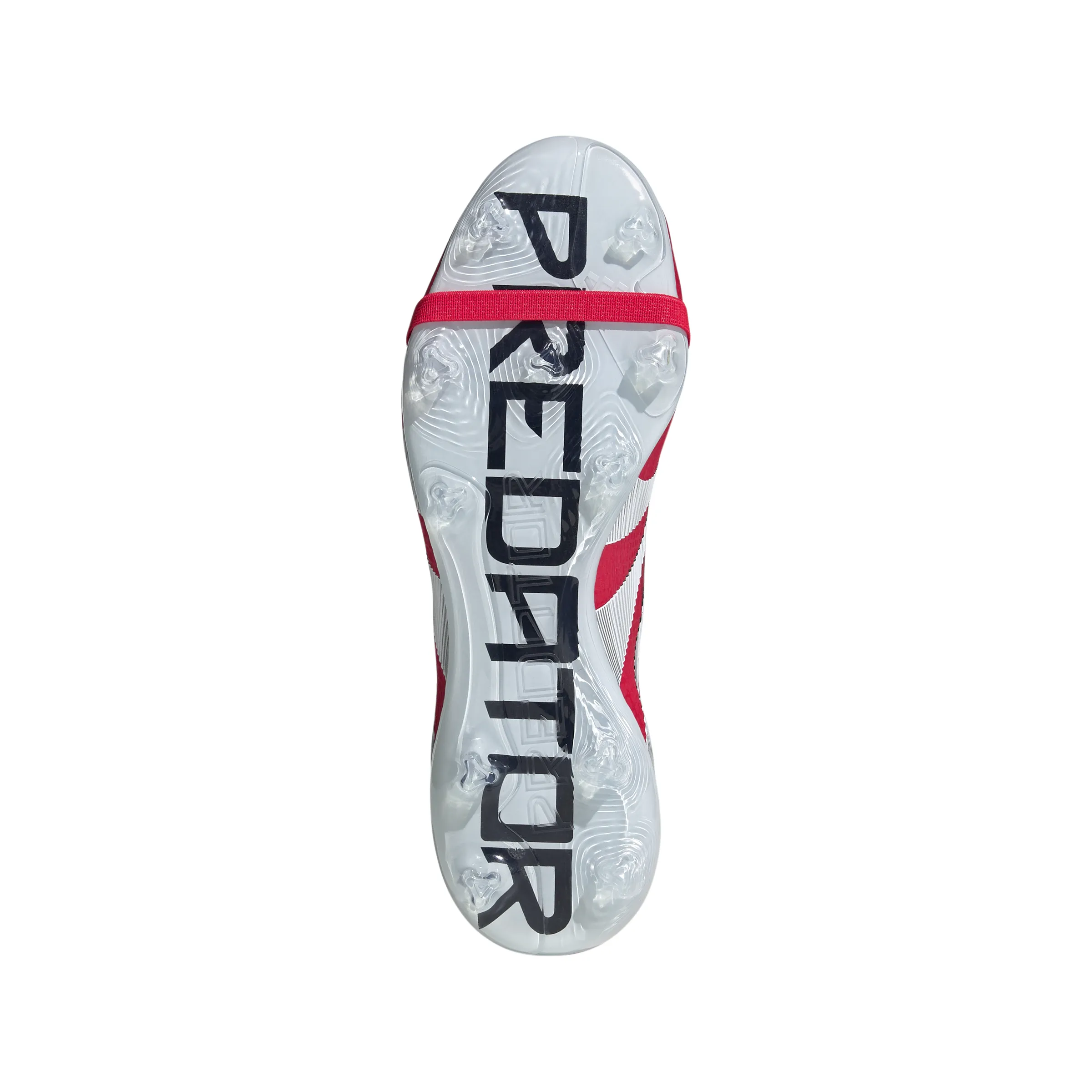adidas Predator Pro FT FG Fußballschuhe für festen Untergrund - klarer Rot/FTWR Weiß/Kernschwarz