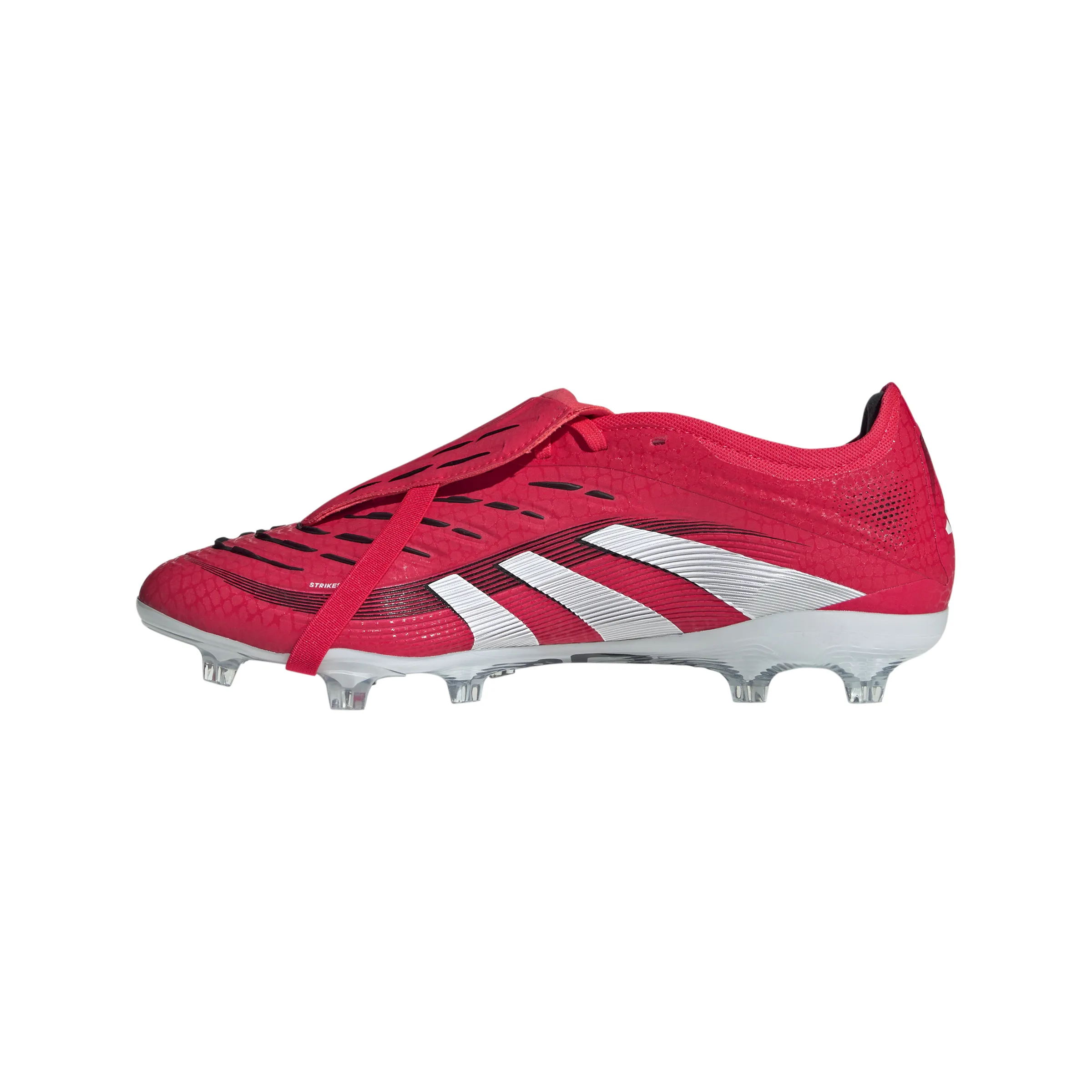 adidas Predator Pro FT FG Fußballschuhe für festen Untergrund - klarer Rot/FTWR Weiß/Kernschwarz