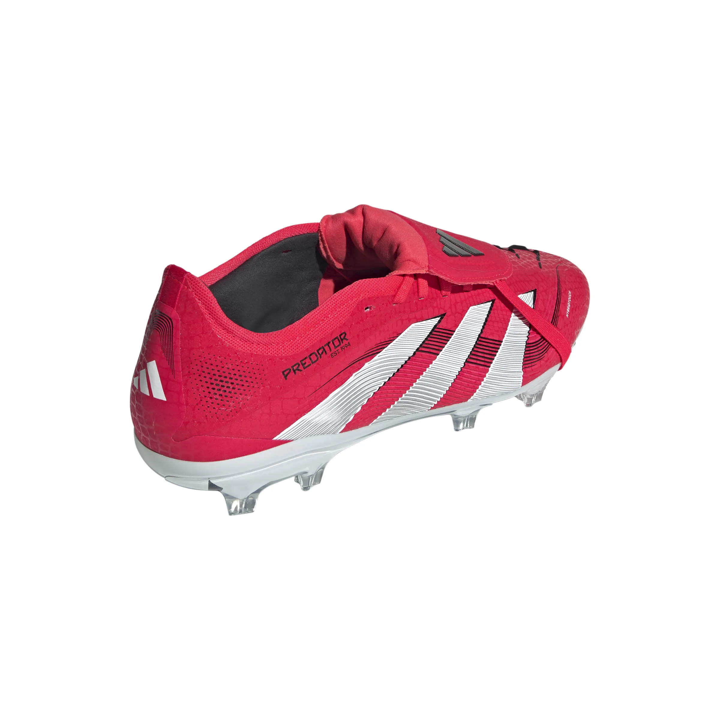 adidas Predator Pro FT FG Fußballschuhe für festen Untergrund - klarer Rot/FTWR Weiß/Kernschwarz