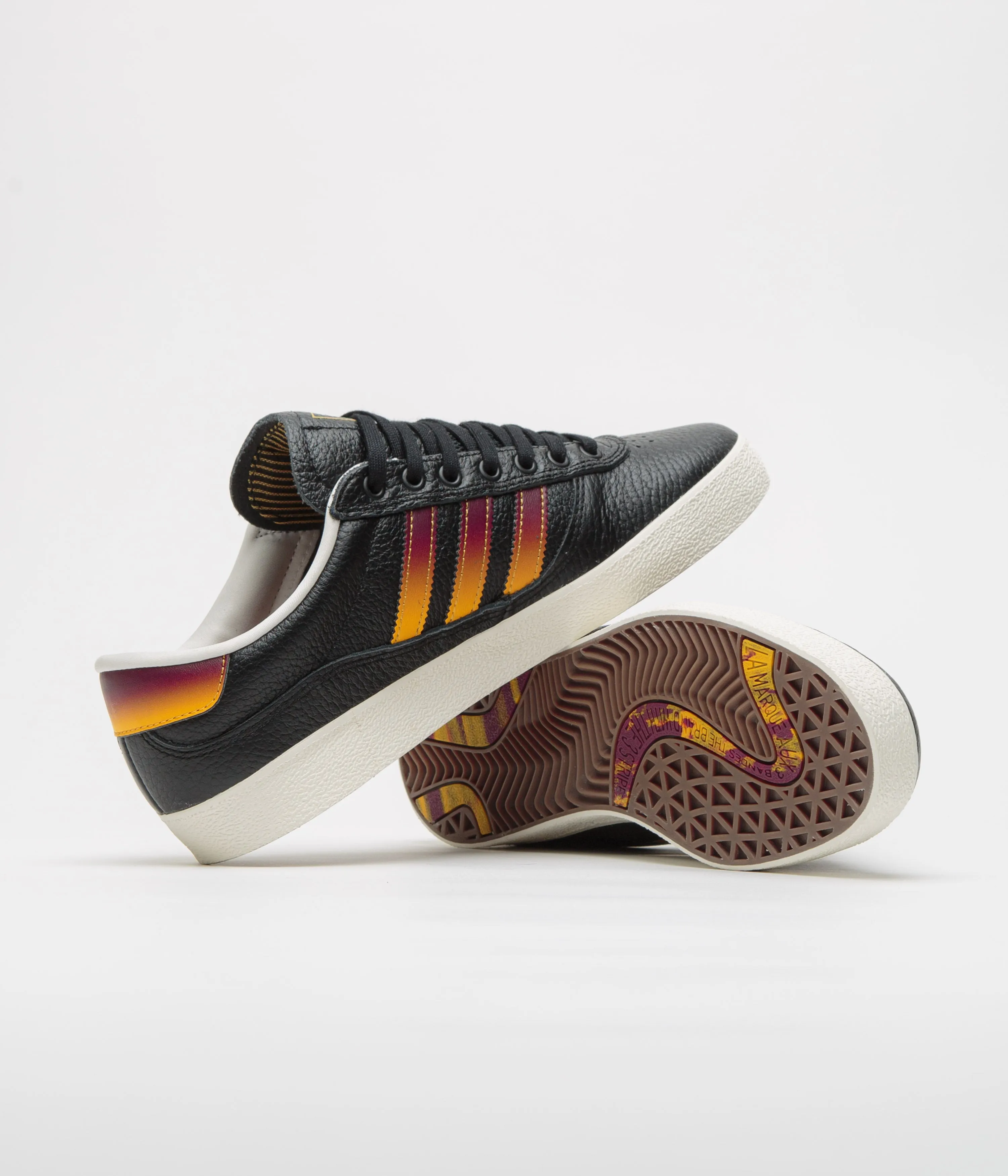 Adidas Puig Hallenschuhe - Core Schwarz / Shadow Rot / Crew Gelb Adidas