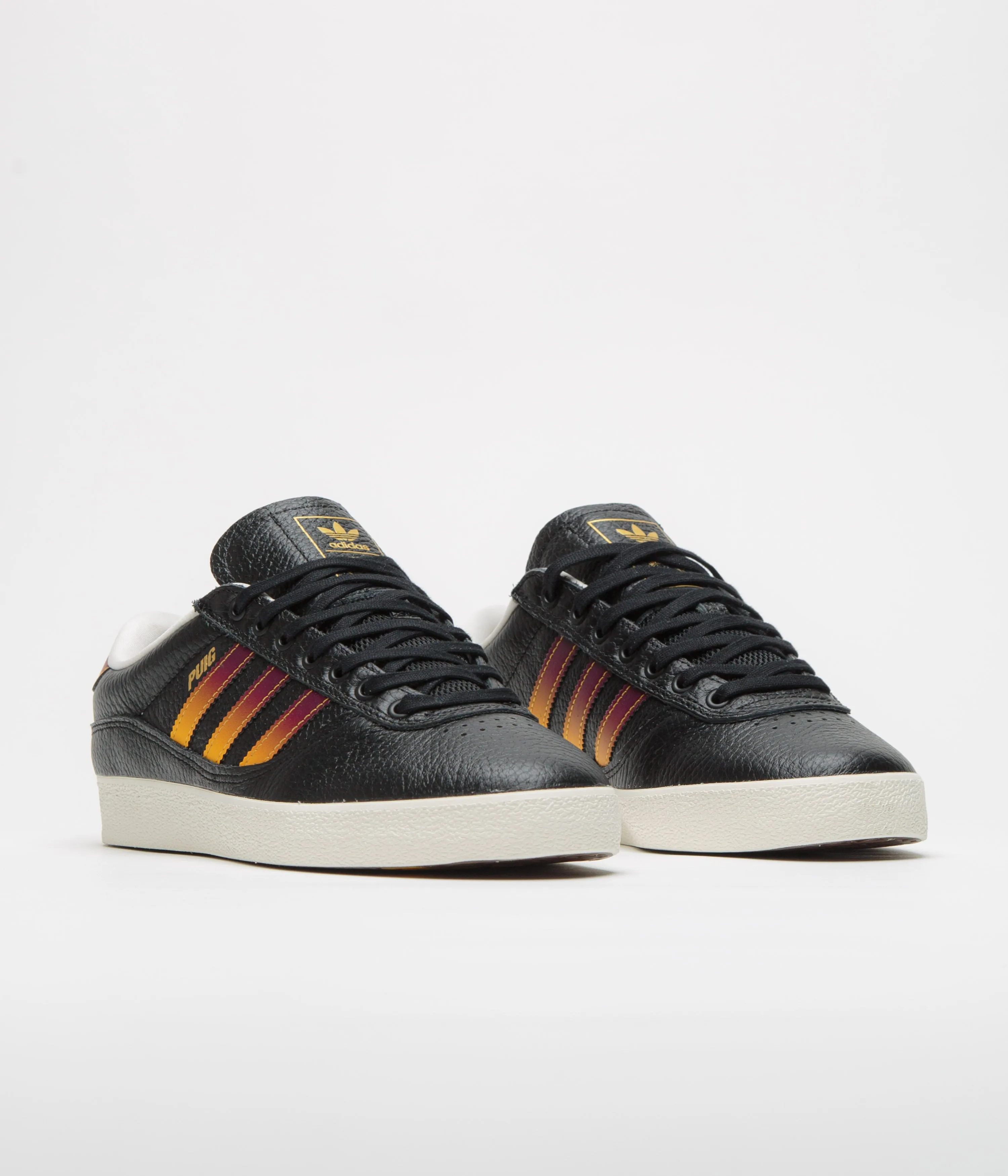 Adidas Puig Hallenschuhe - Core Schwarz / Shadow Rot / Crew Gelb Adidas