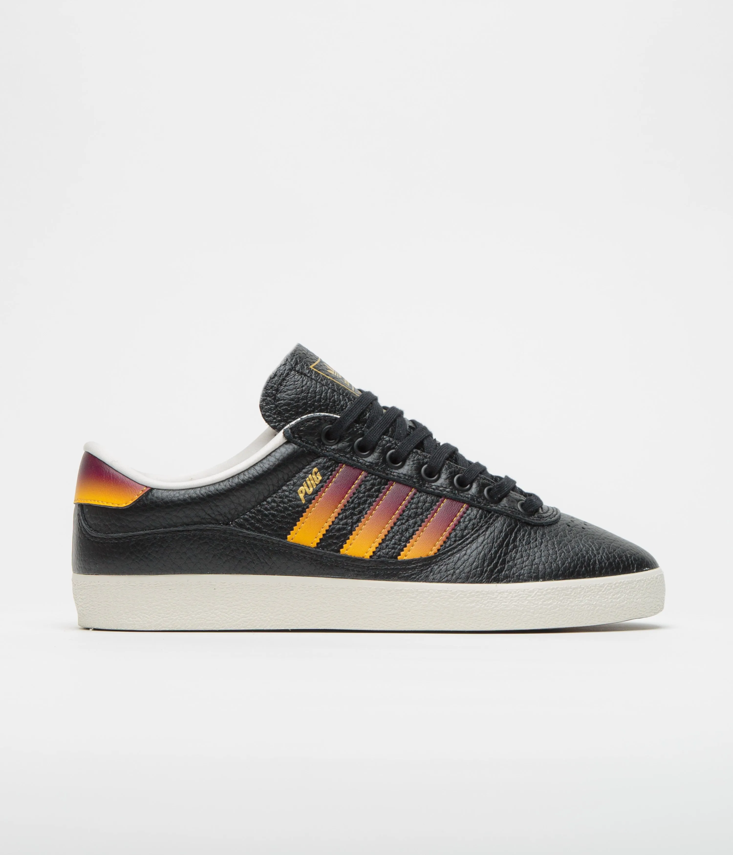 Adidas Puig Hallenschuhe - Core Schwarz / Shadow Rot / Crew Gelb Adidas