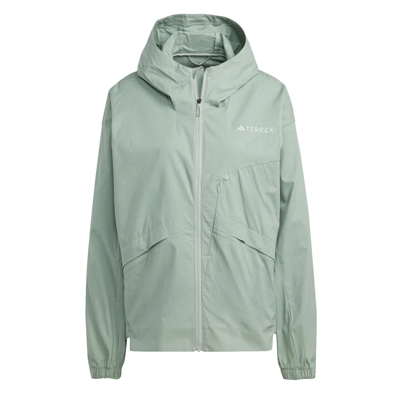 Adidas Terrex Damen Xploric wasserdichte Jacke Silber Grün