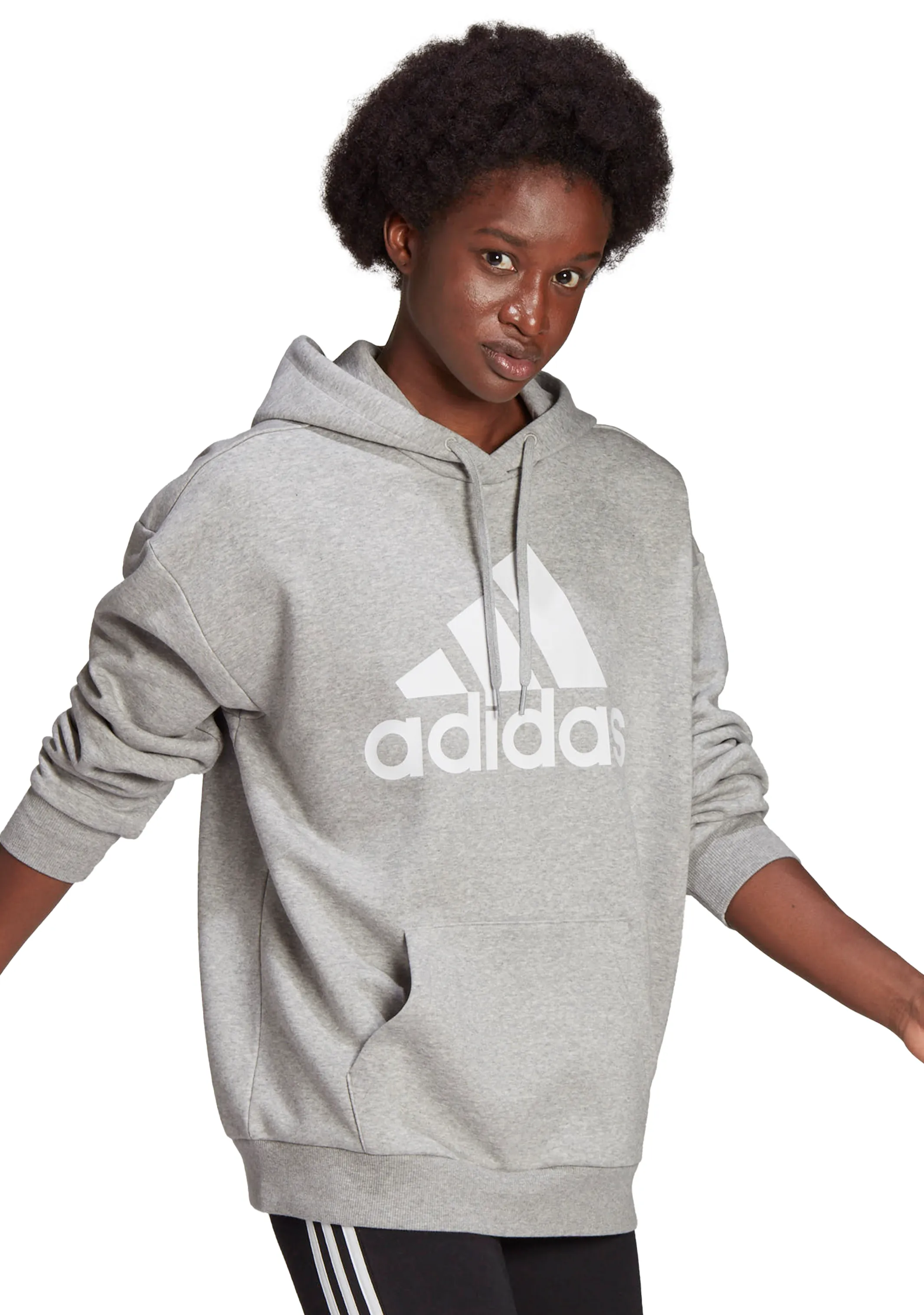Adidas Damen Essential Boyfriend Logo Hoodie