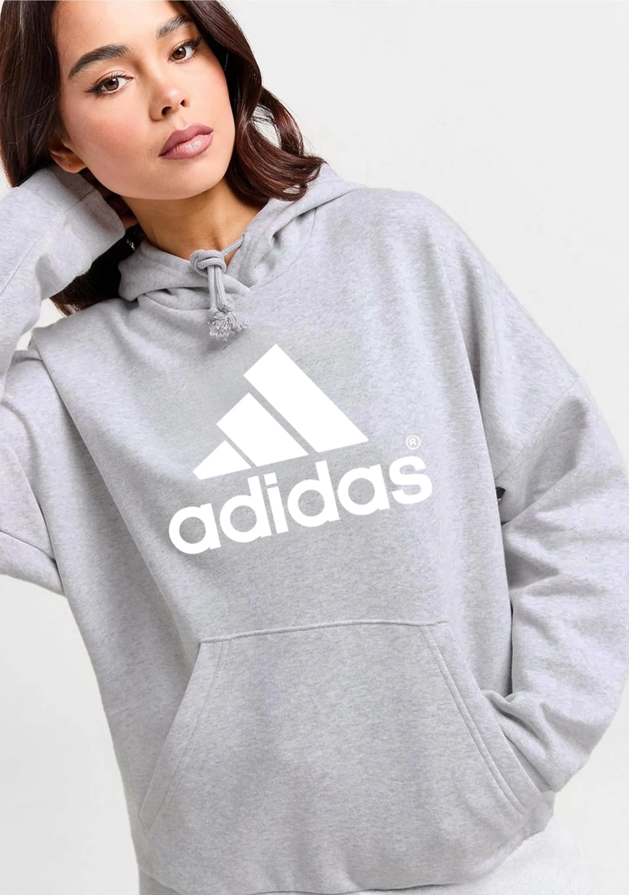Adidas Damen Essential Boyfriend Logo Hoodie