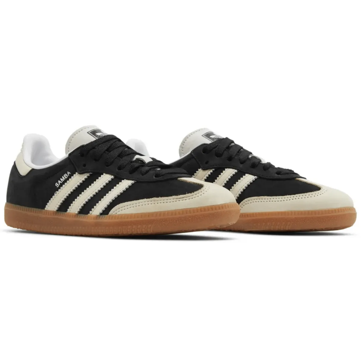 Adidas Damen Samba OG Core Black/Wonder White/Silver Metallic Adidas Schuhe