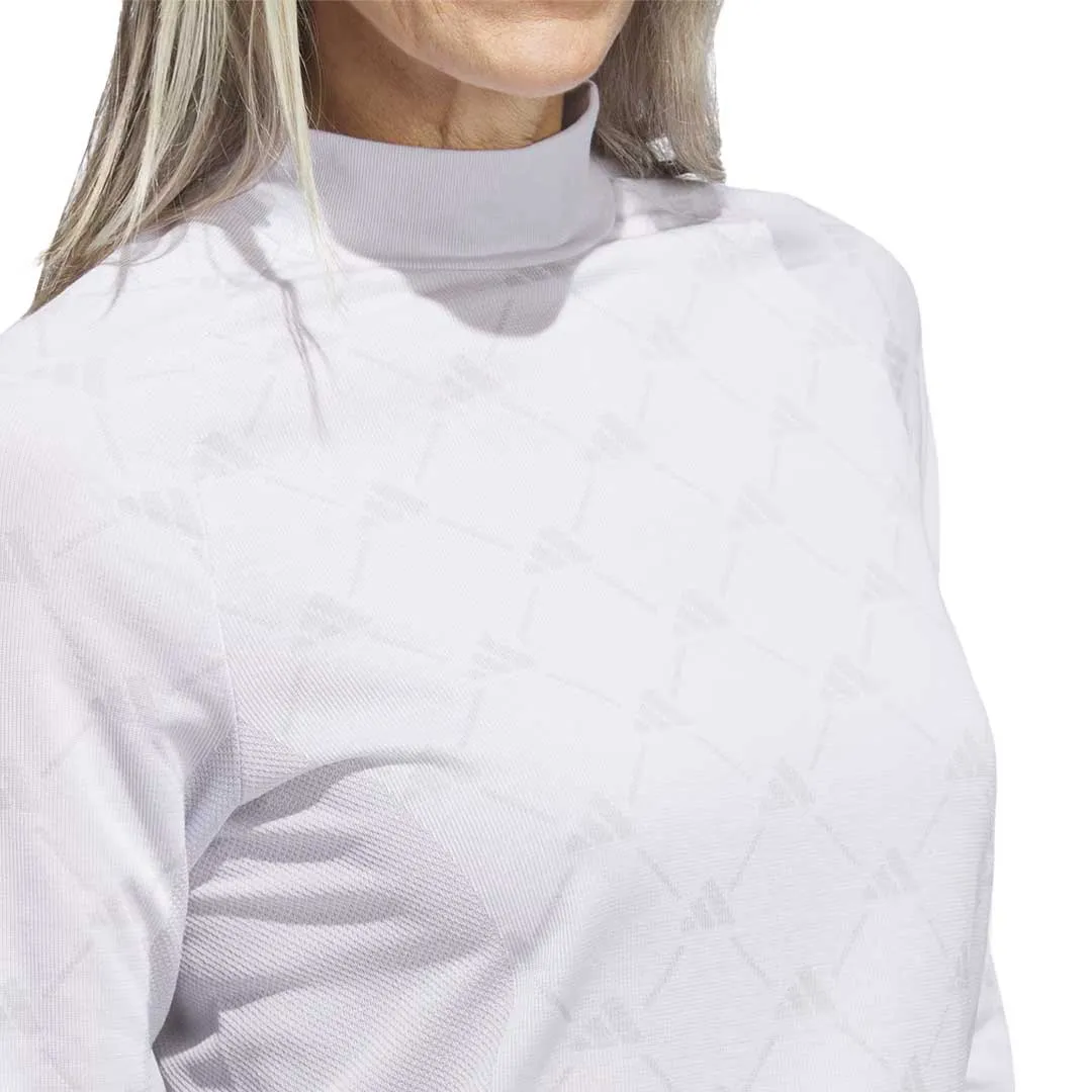 adidas - Damen Ultimate365 Tour Monogram Mock Neck Langarm T-Shirt (IK7181)