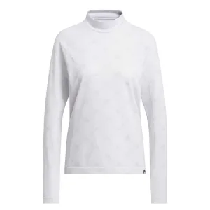 adidas - Damen Ultimate365 Tour Monogram Mock Neck Langarm T-Shirt (IK7181)
