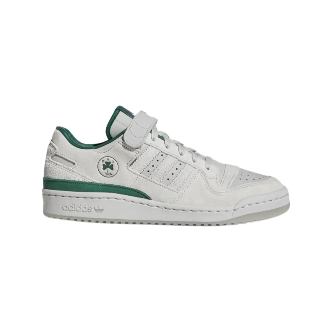 Adidas x BSTN Forum 84 Low Panathinaikos Grau Zwei Dunkelgrün Wolkenweiß Adidas Sneakers