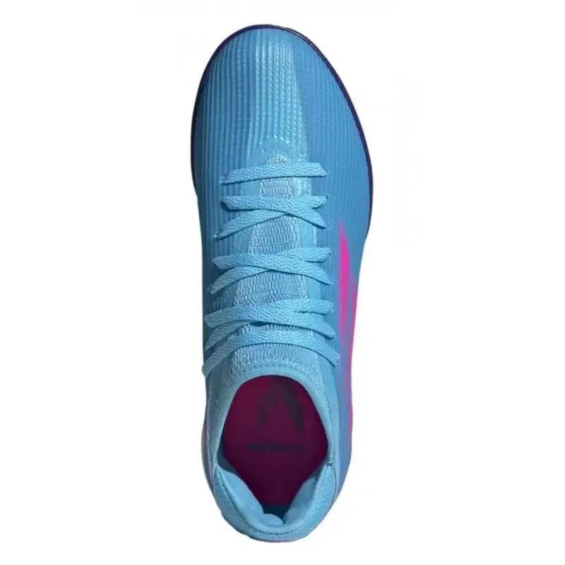 adidas X Speedflow TF Junior Fußballschuhe für Kunstrasen - Himmelblau