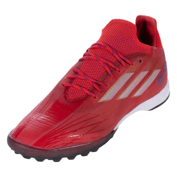 adidas X SpeedFlow.1 Fußballschuhe für Kunstrasen TF 11/11 -BoBlau/ FTWeiß