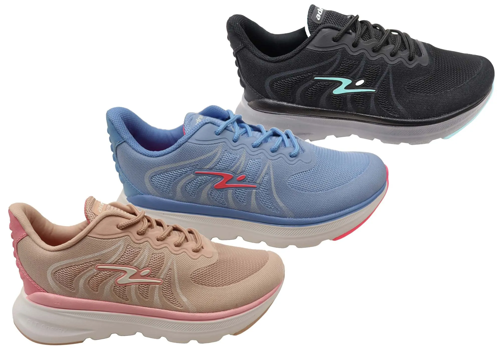 Adrun Challenge Damen Bequeme Sportschuhe Hergestellt in Brasilien Adrun Schuhe