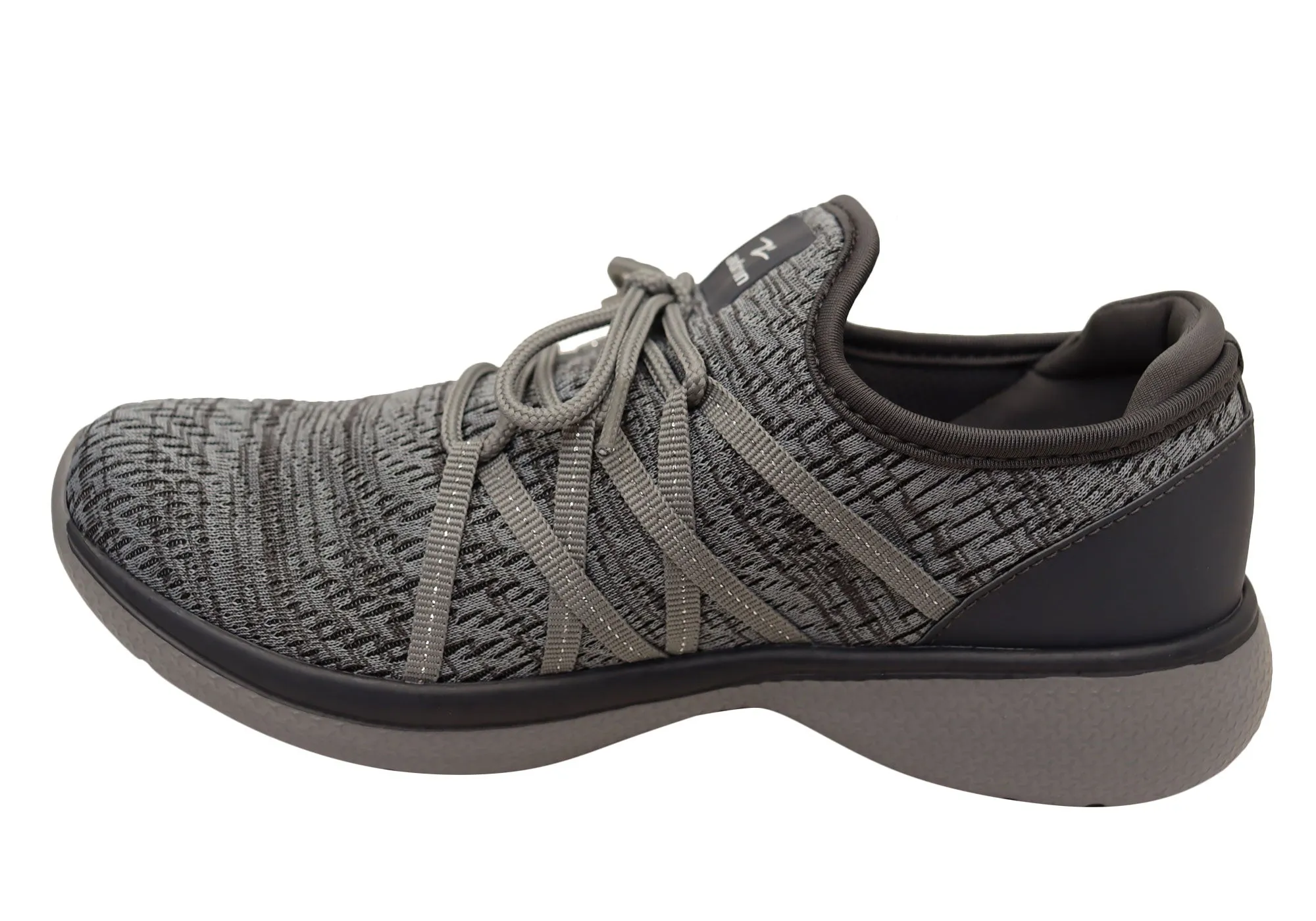 Adrun Lux Damen Bequeme Schlupf-Aktivschuhe Hergestellt in Brasilien Adrun Schuhe