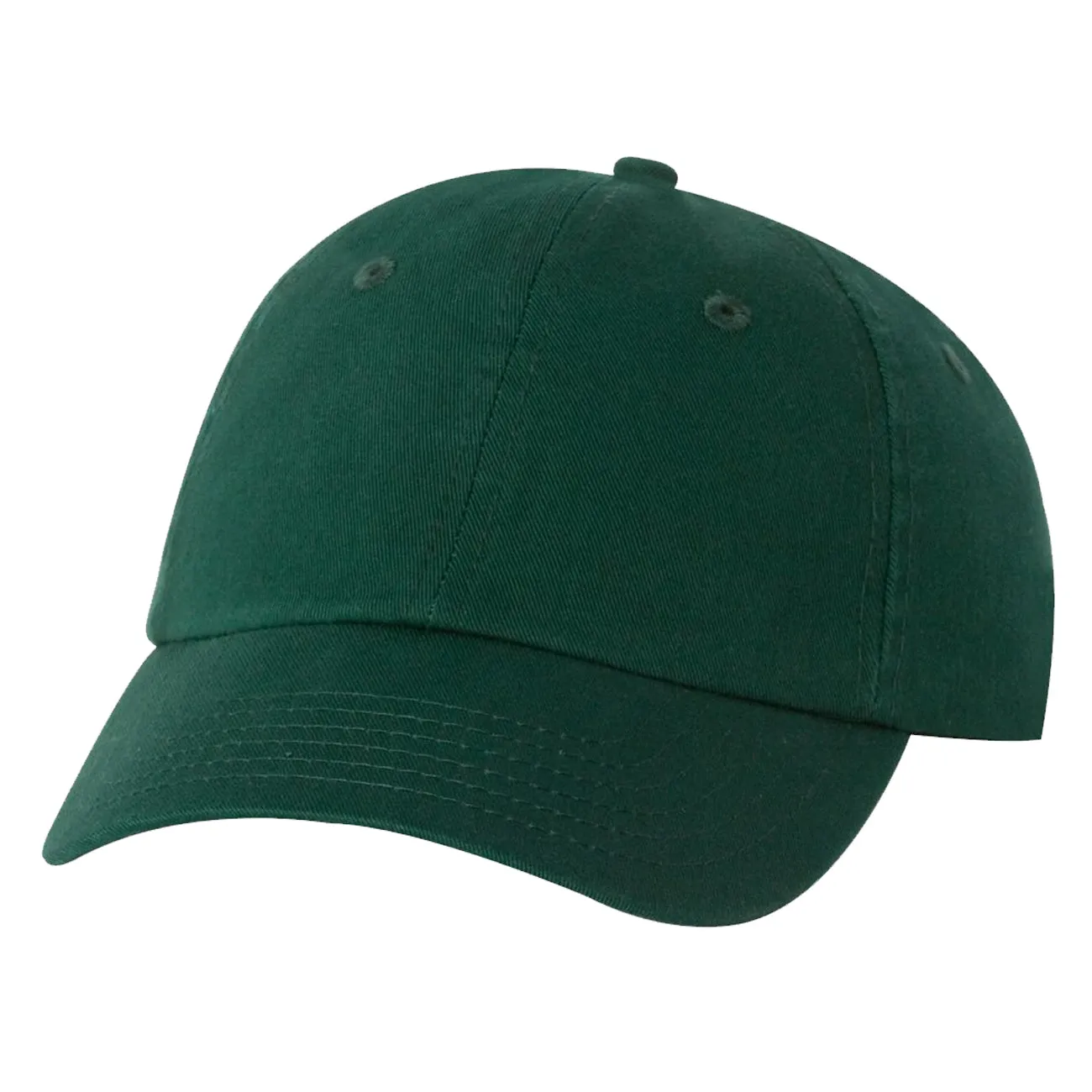 Adult Bio-Washed Cotton Unstructured Dad Hat w/ Adjustable Strapback casual-dad-hat